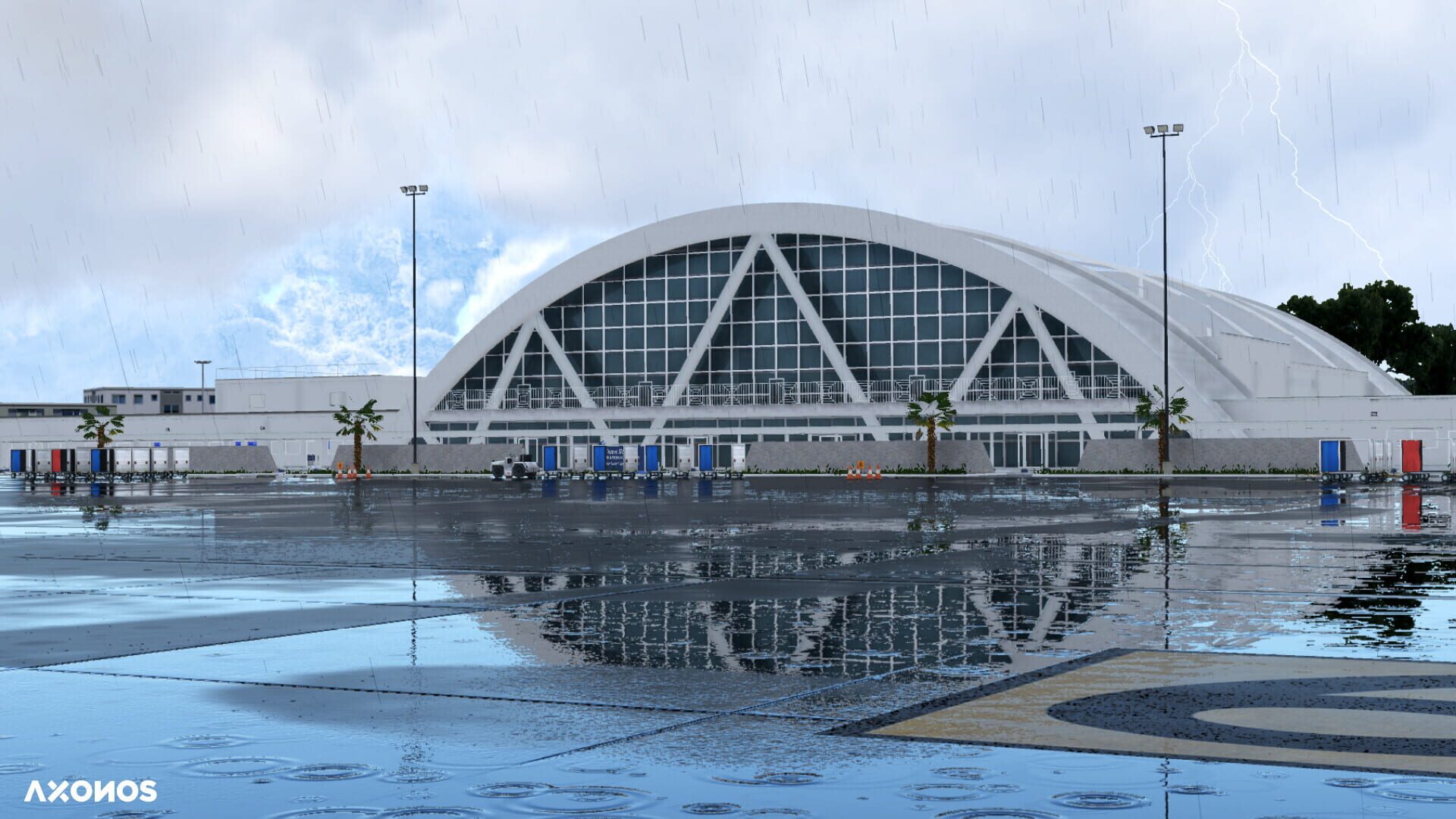 X-Plane 12: Axonos - Owen Roberts International Airport - Screenshot