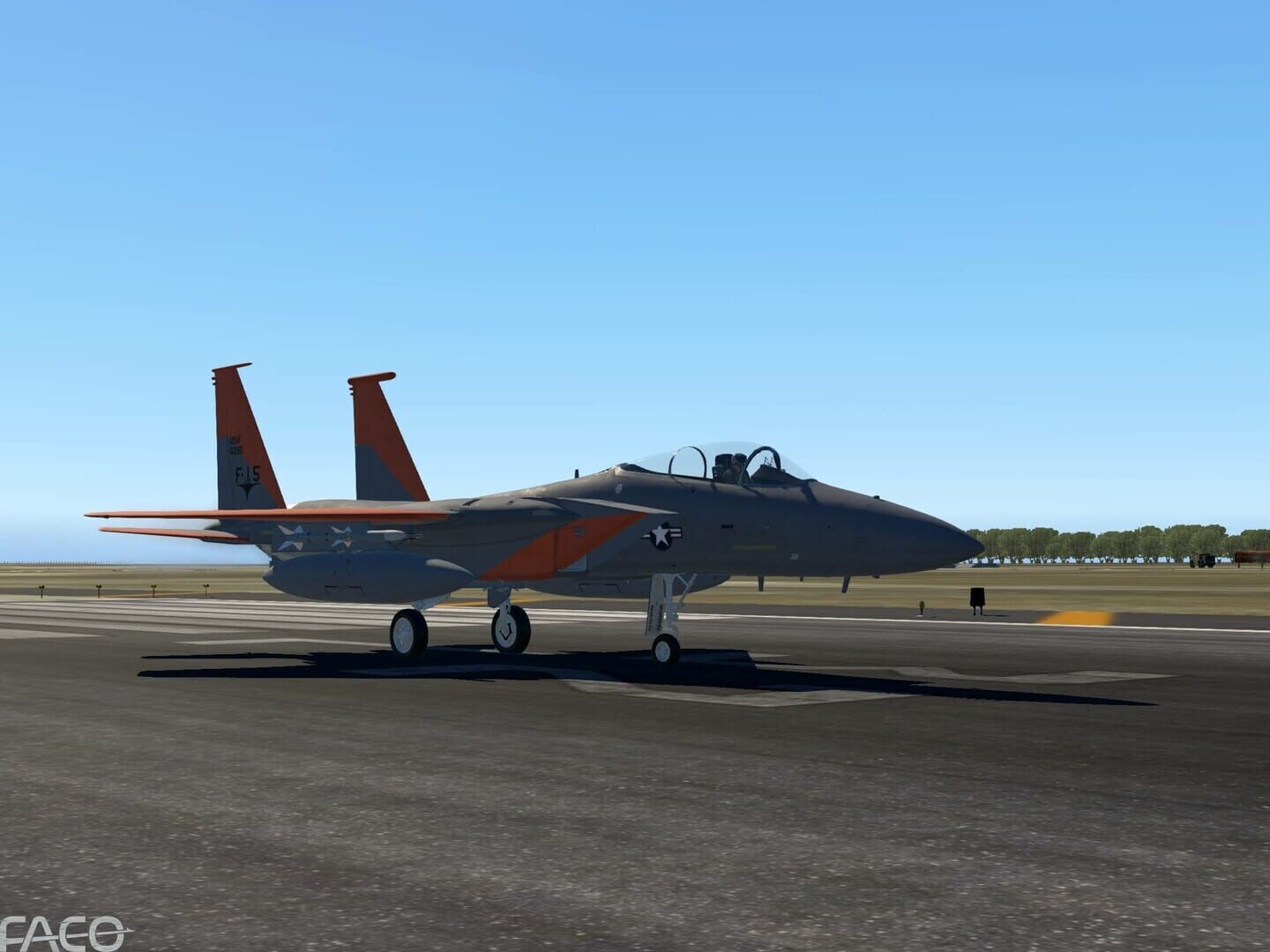 X-Plane 12: FACO Simulations - F-15C Eagle - Screenshot
