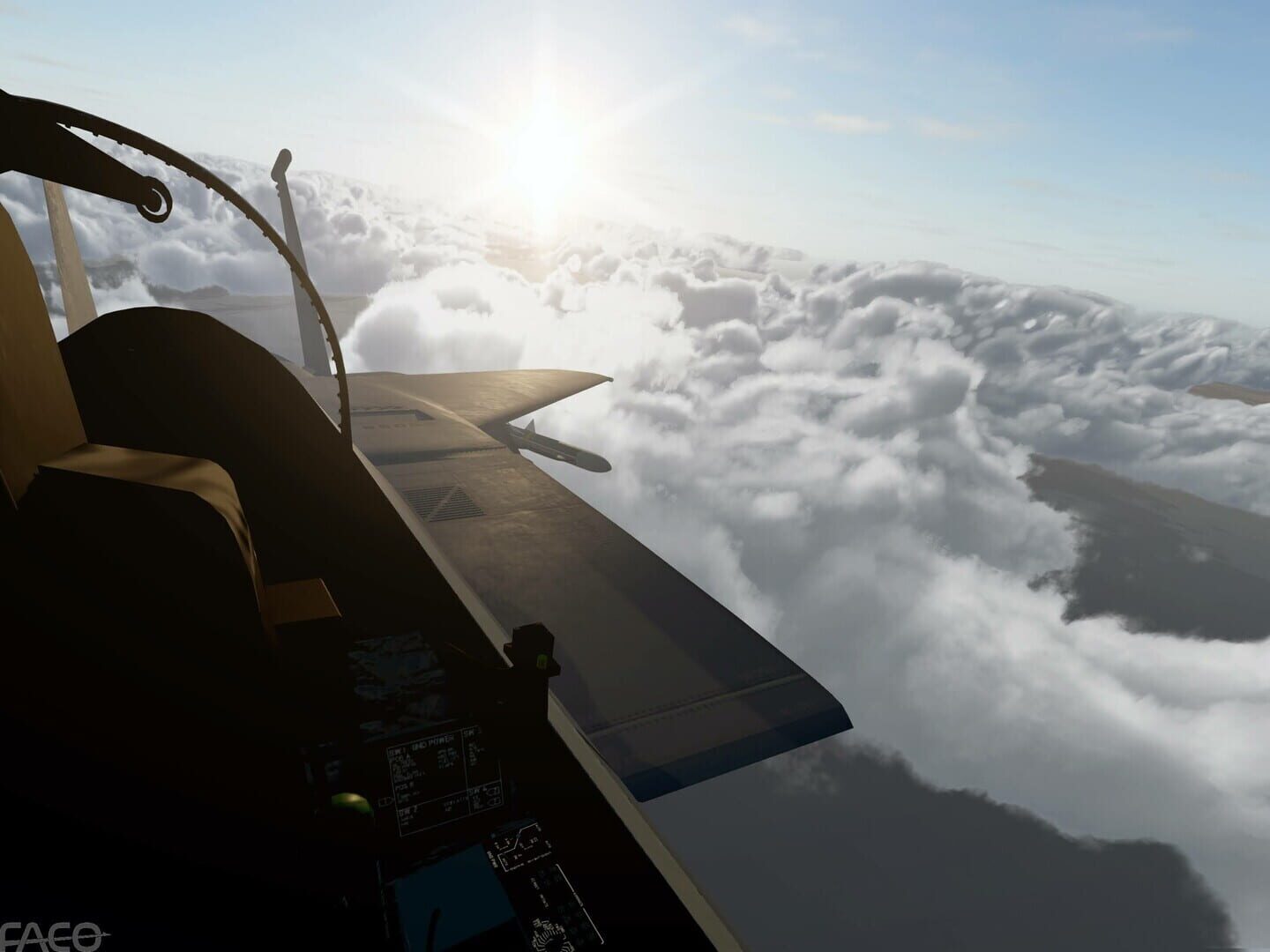 X-Plane 12: FACO Simulations - F-15C Eagle - Screenshot