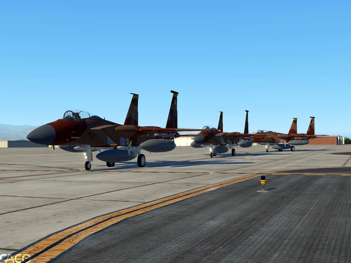 X-Plane 12: FACO Simulations - F-15C Eagle - Screenshot