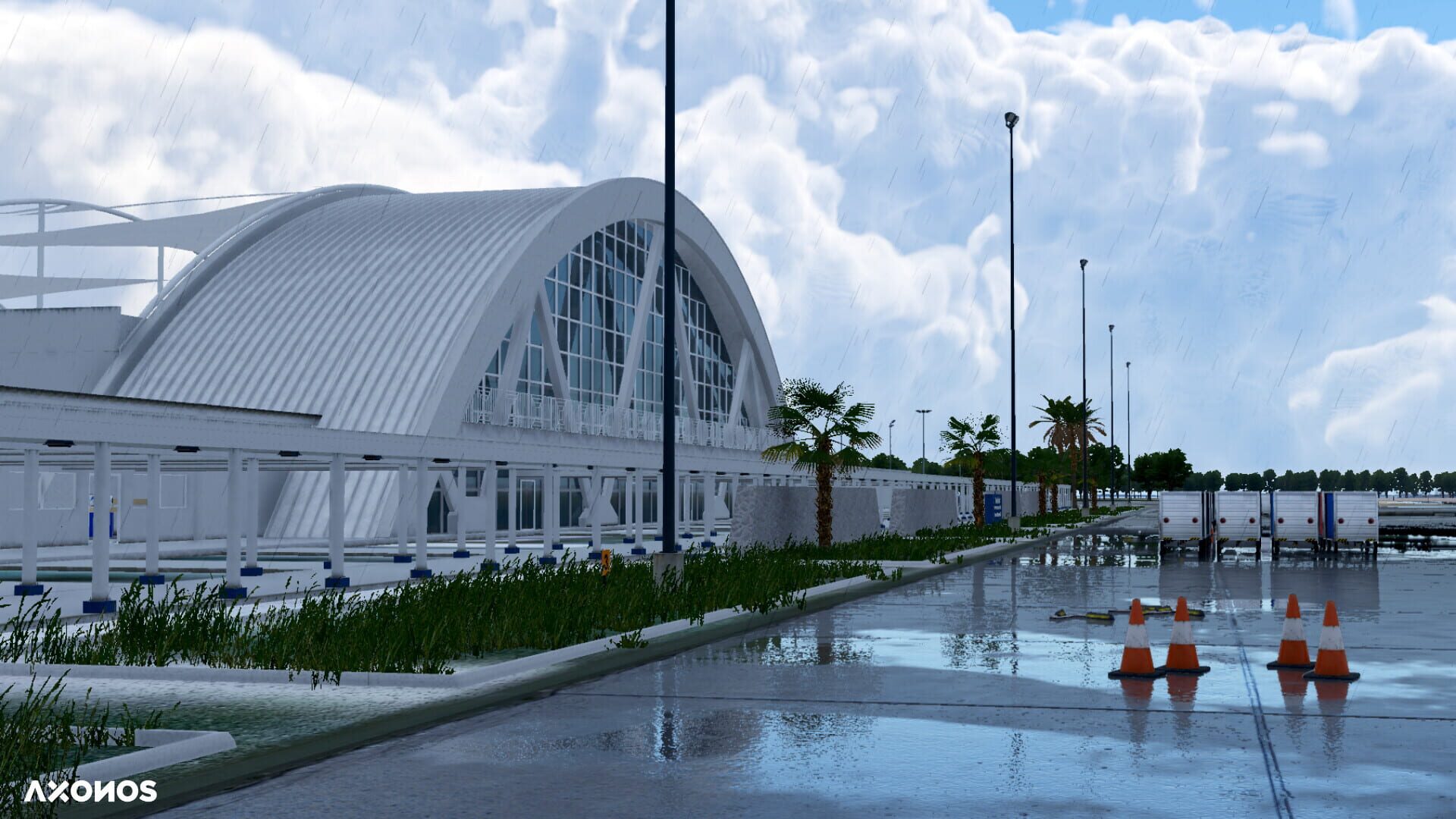 X-Plane 12: Axonos - Owen Roberts International Airport - Screenshot