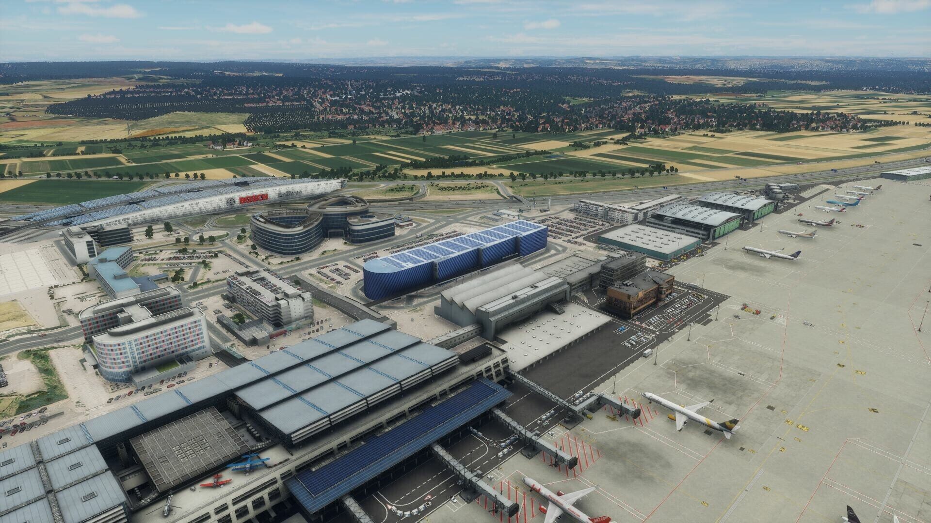 X-Plane 12: Aerosoft - Airport Stuttgart - Screenshot