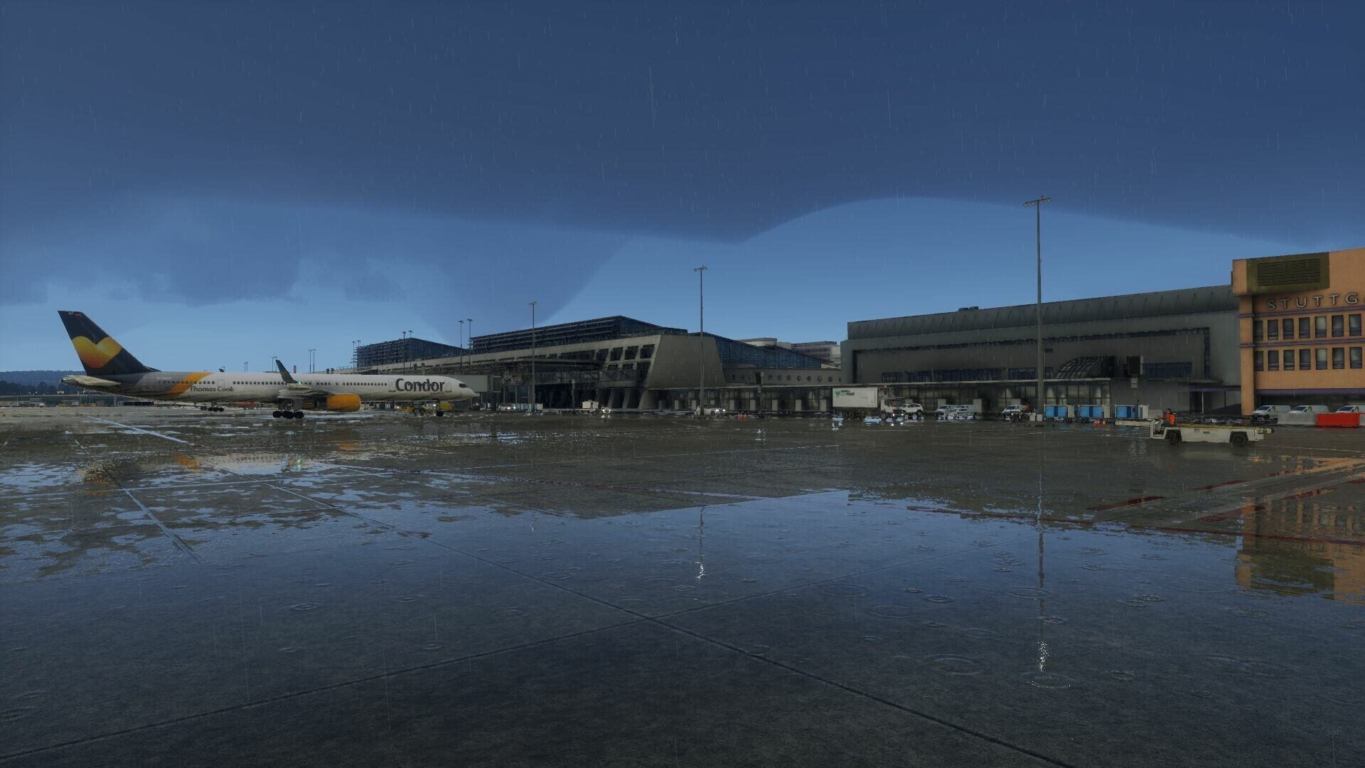X-Plane 12: Aerosoft - Airport Stuttgart - Screenshot