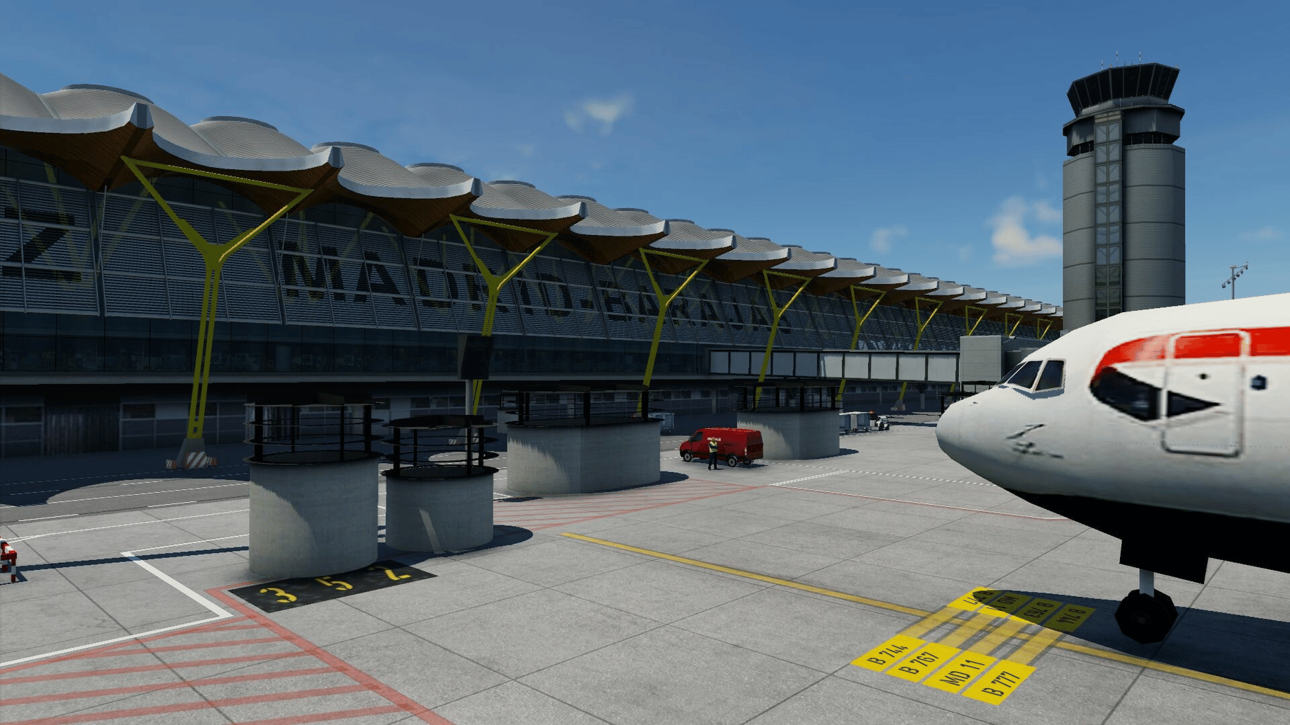 X-Plane 12: Aerosoft - Airport Madrid screenshot