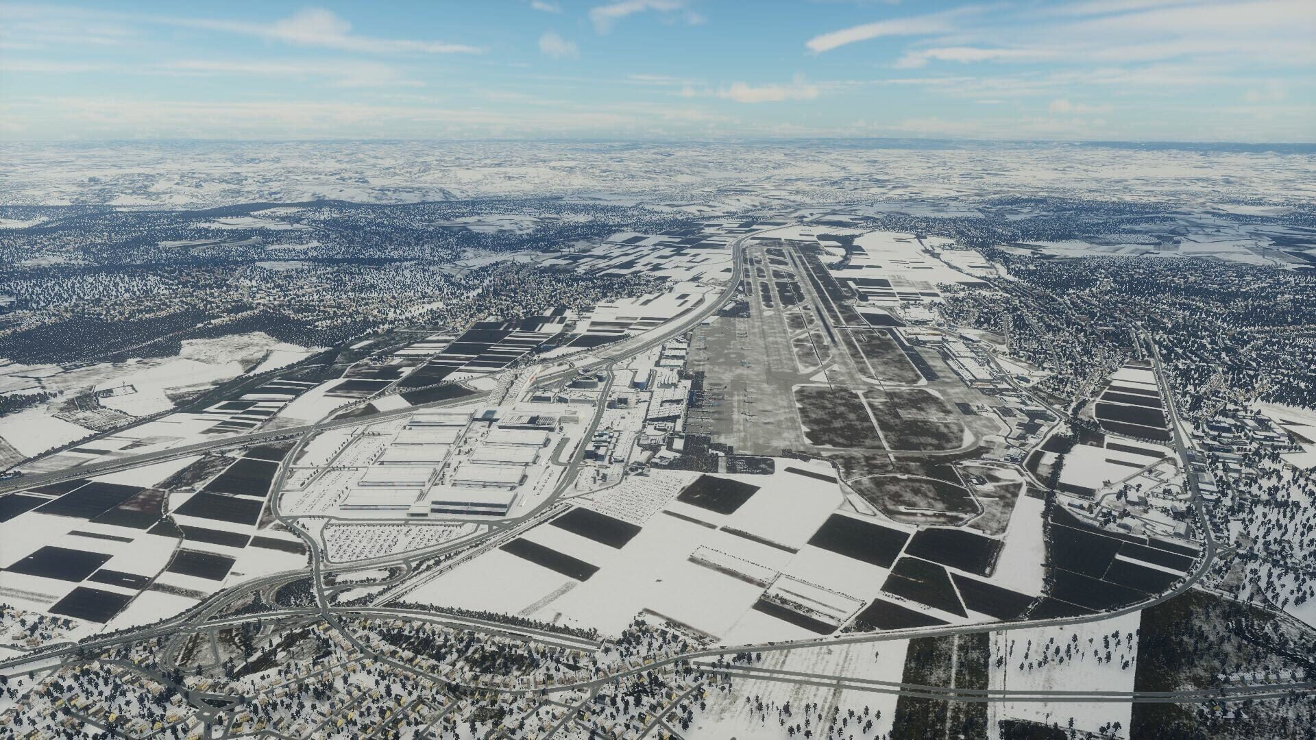 X-Plane 12: Aerosoft - Airport Stuttgart - Screenshot