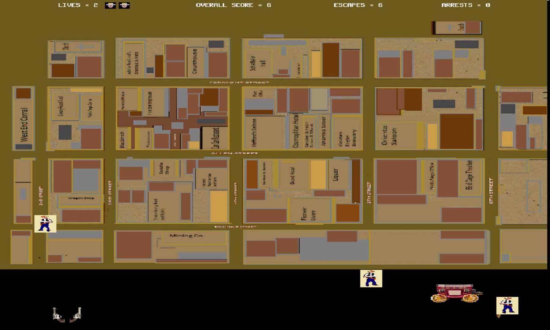 Wyatt Earp and The Cowboys Wargame Ssp - Screenshot