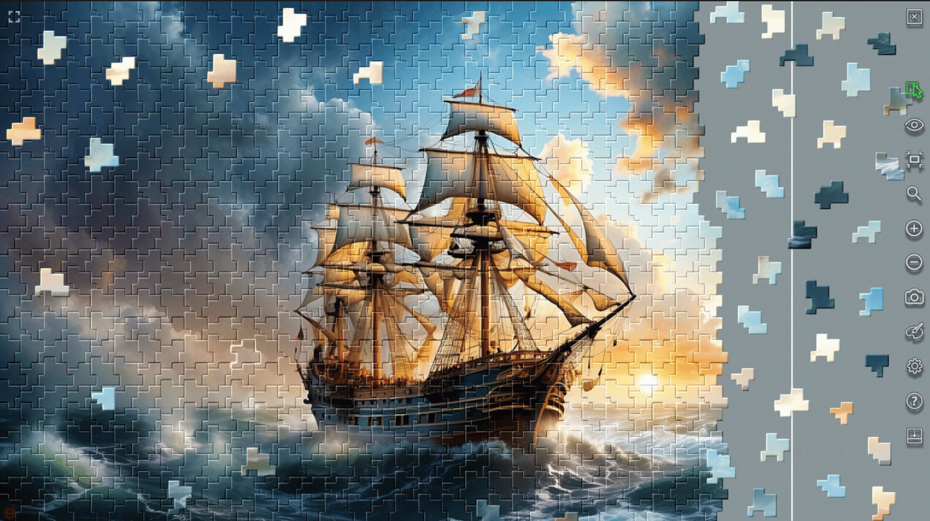 Master of Pieces Jigsaw Puzzle: Canvas of Time screenshot