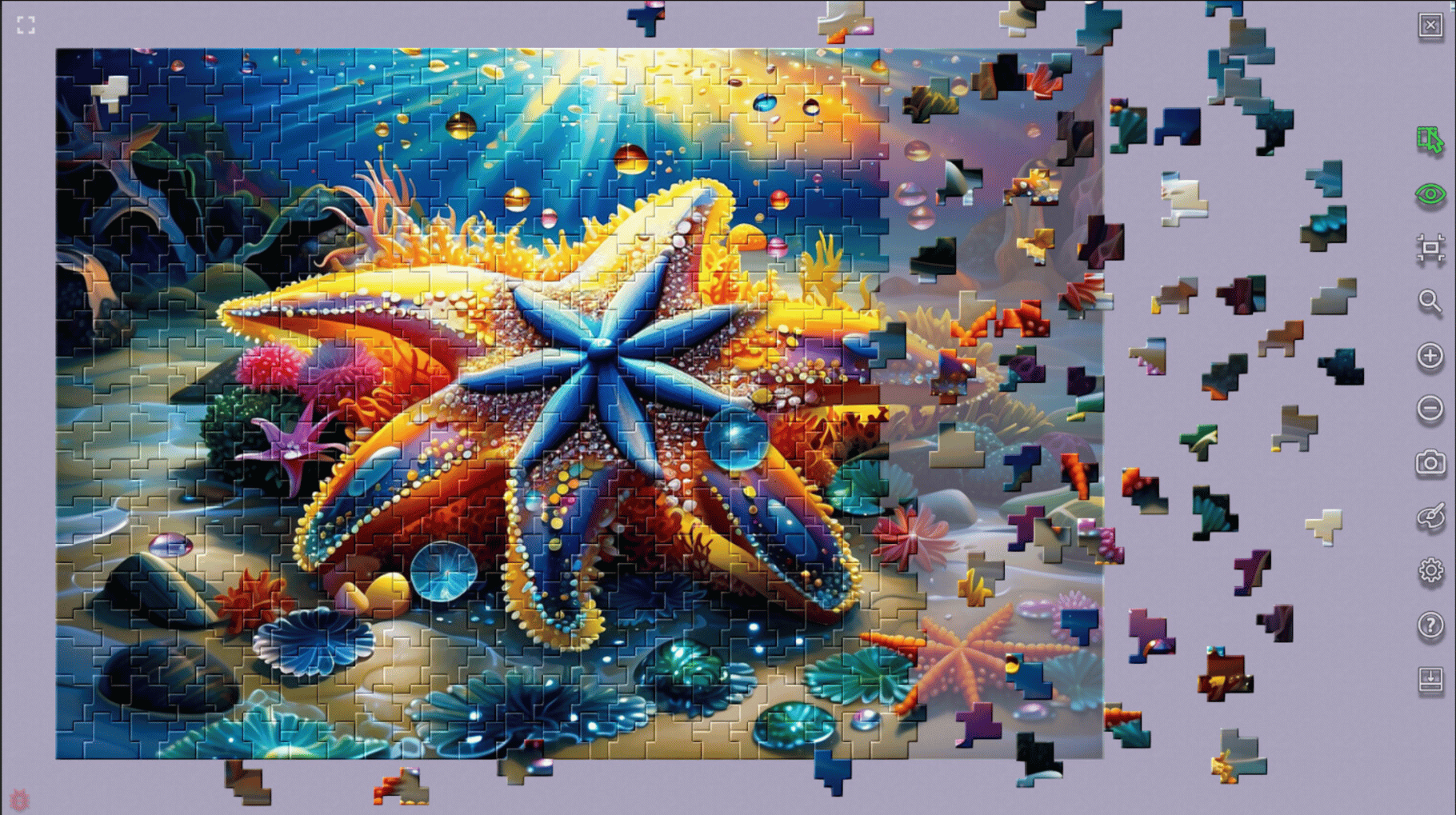 Master of Pieces Jigsaw Puzzle: Dreamy Depths screenshot