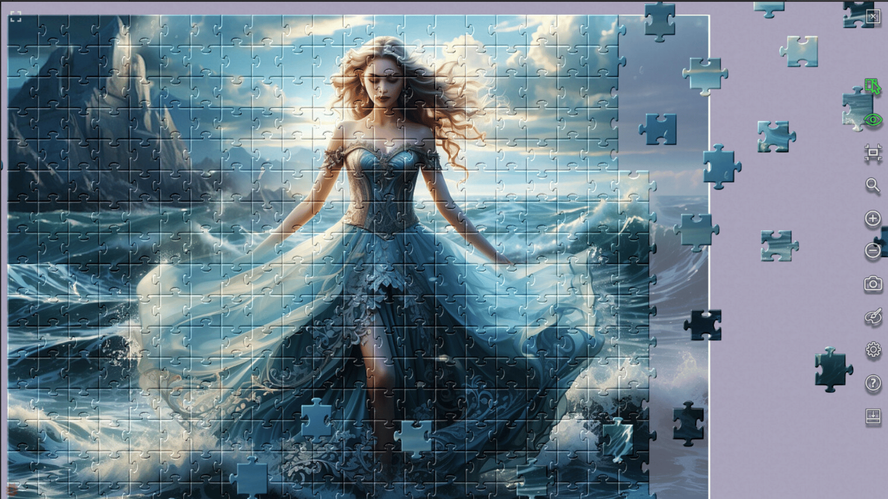 Master of Pieces Jigsaw Puzzle: Dreamy Depths screenshot