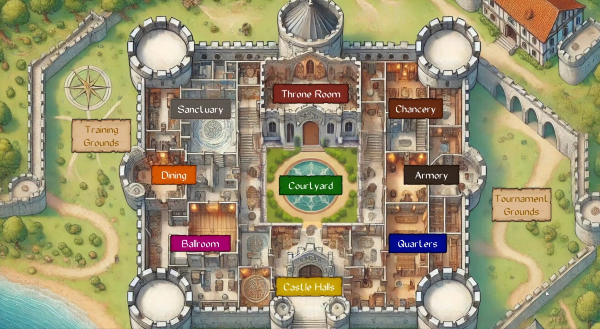 Castleyard - Screenshot