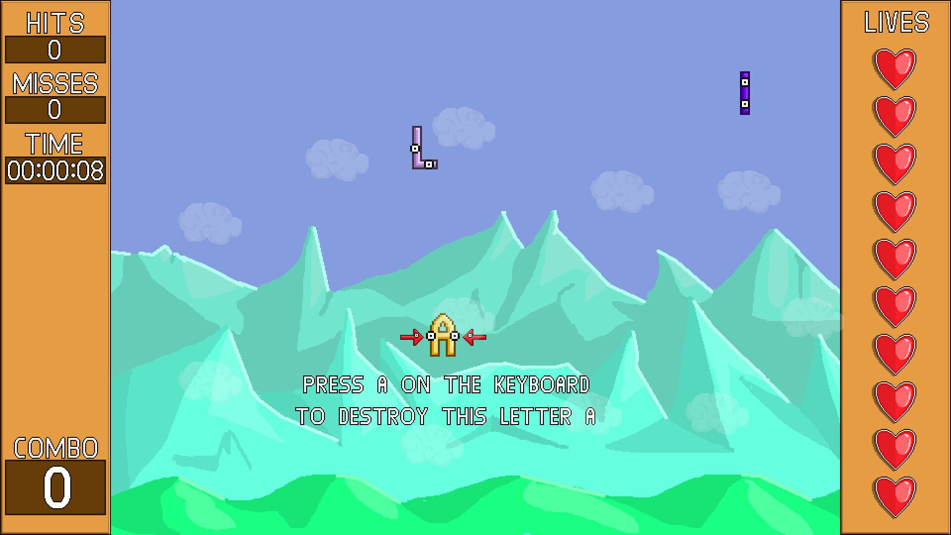 Destroy All Letters - Screenshot
