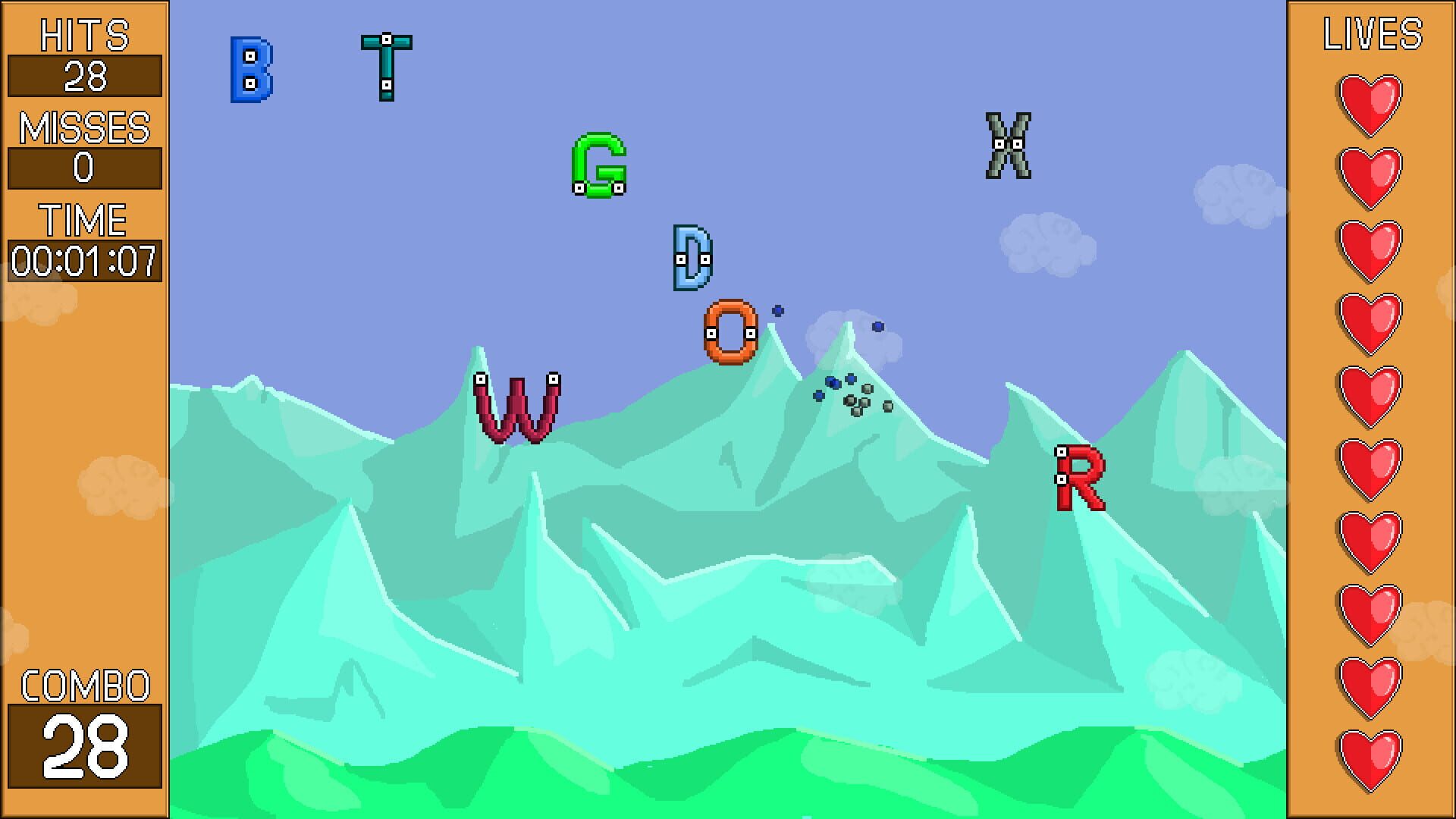 Destroy All Letters - Screenshot