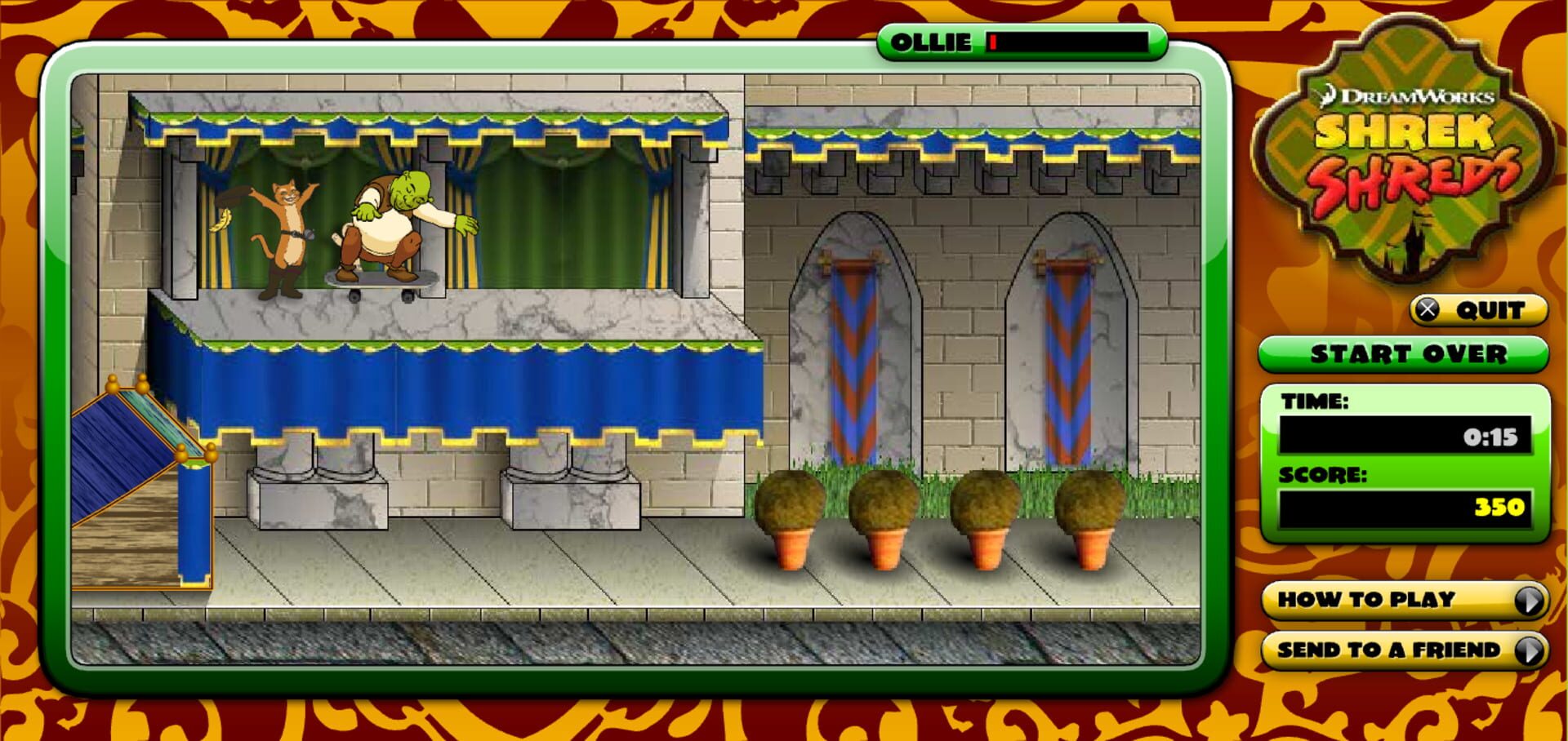 Shrek Shreds - Screenshot