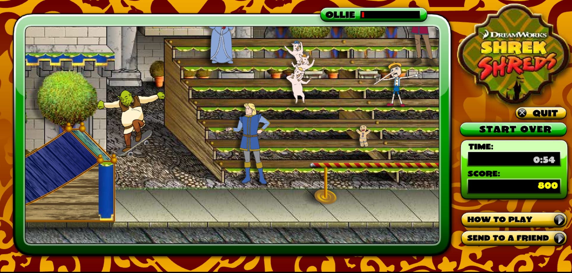Shrek Shreds - Screenshot