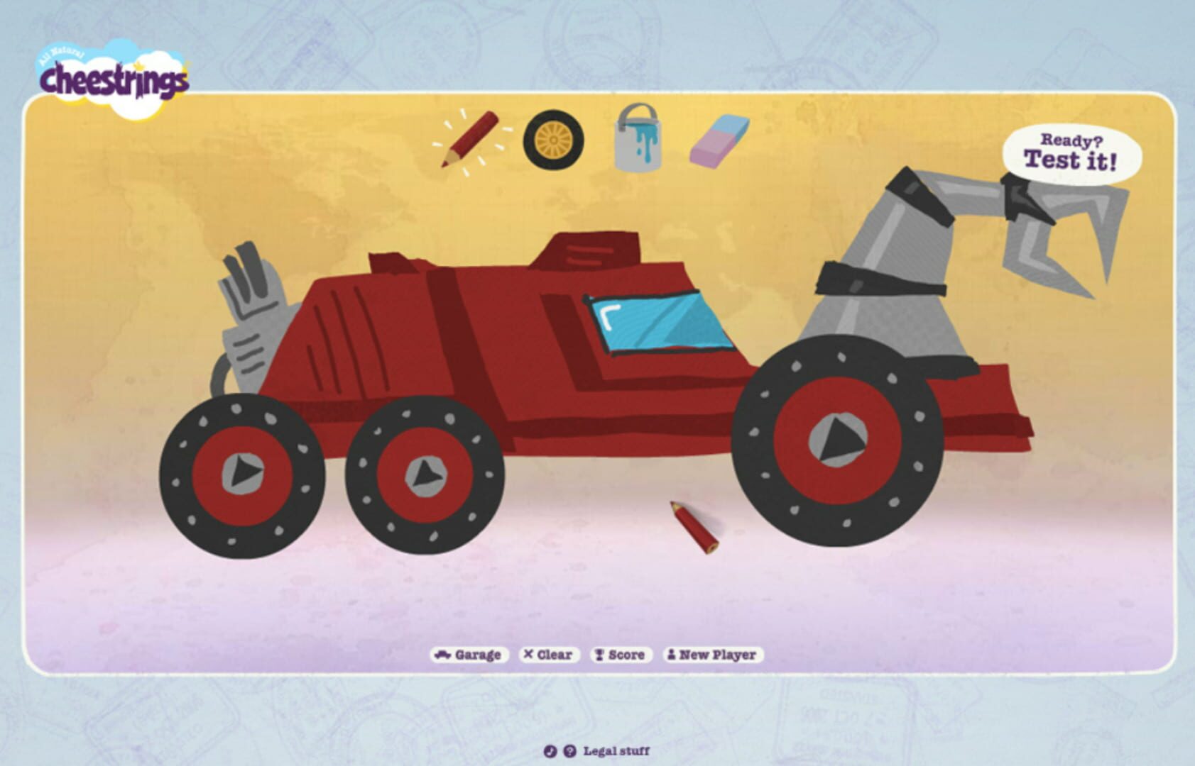 Cheestrings: Mr. Strings' World Tour - Screenshot