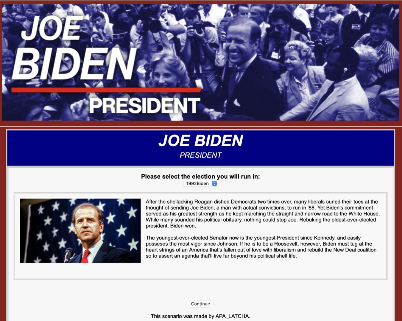 New Campaign Trail - Screenshot