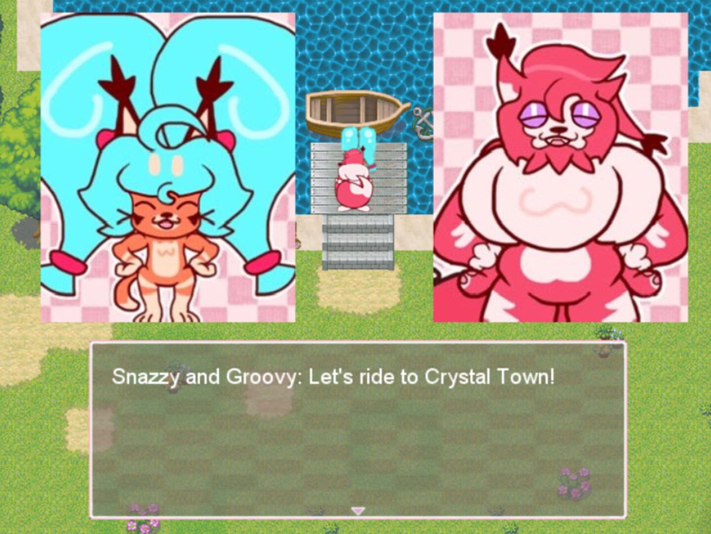 Snazzy and Groovy in Crystal Town - Screenshot
