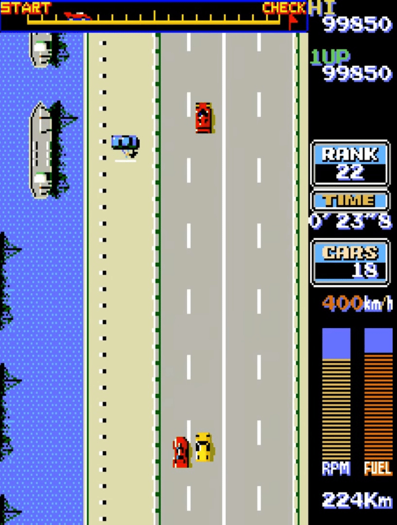 Road Fighter screenshot