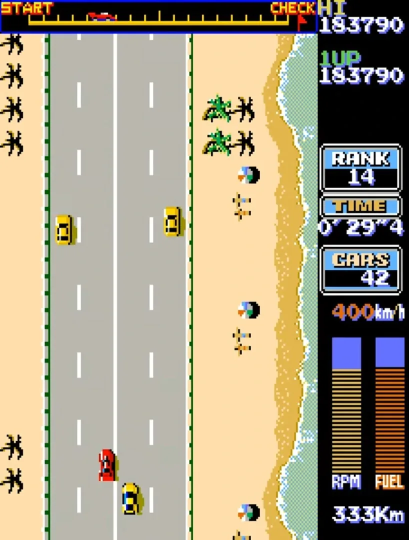 Captura de pantalla - Road Fighter