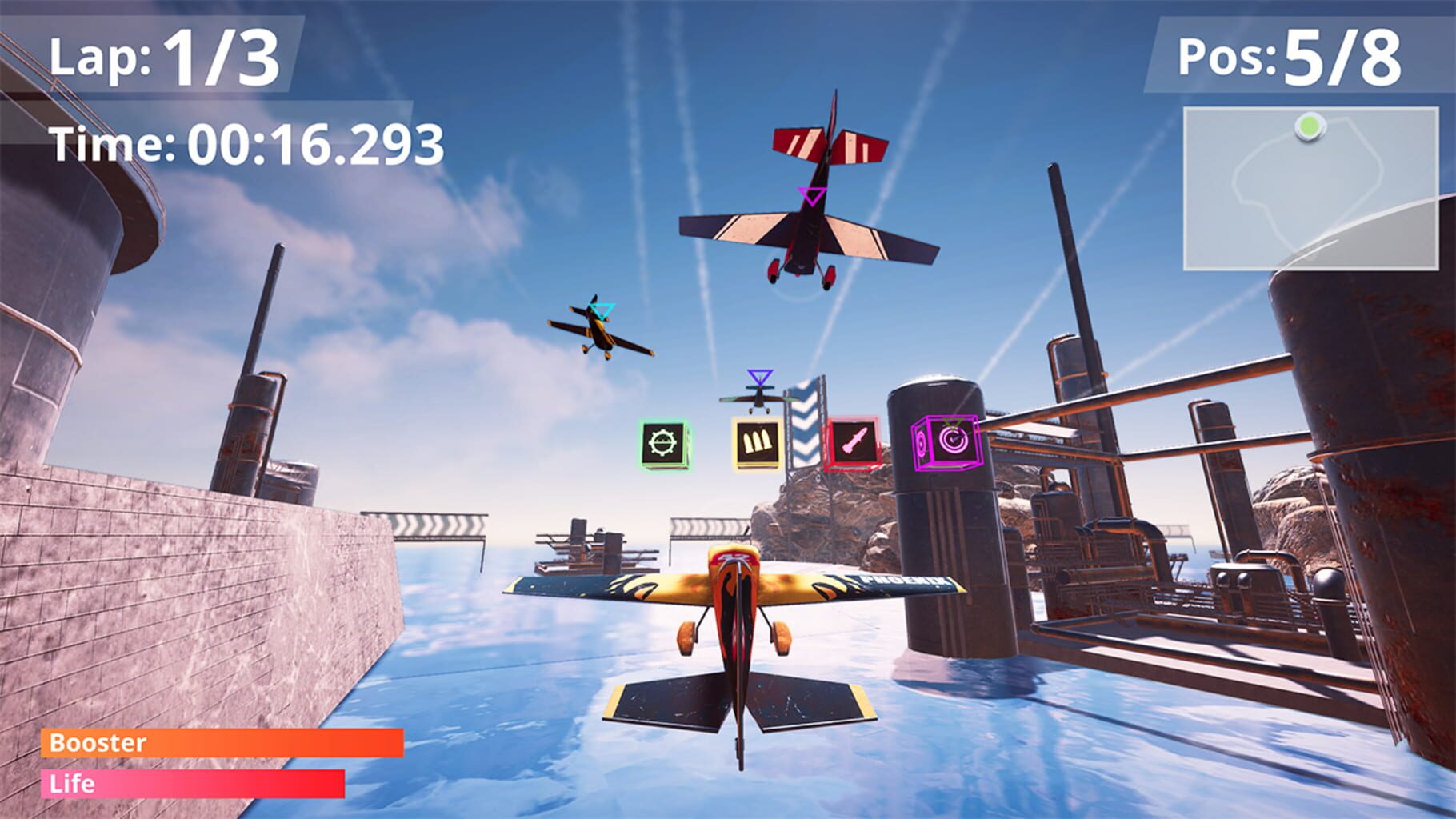 Sky Airplane Racer: Flight & Fight Simulator screenshot