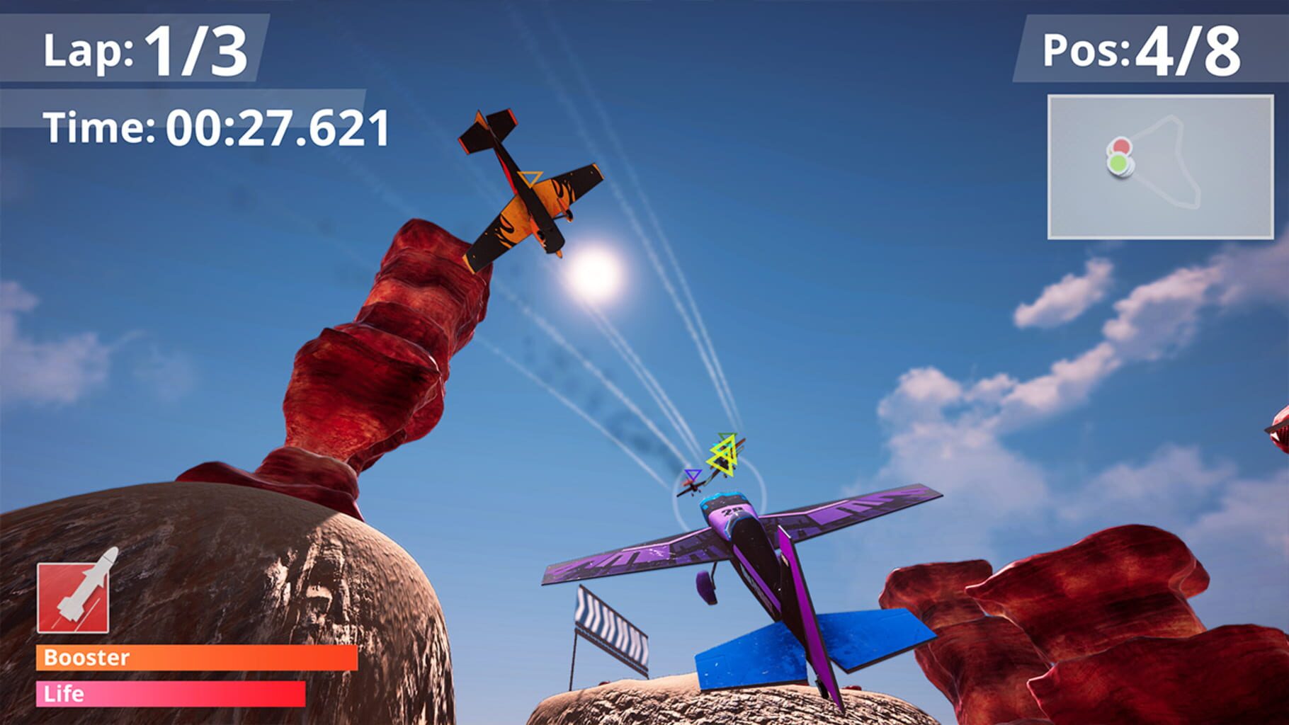 Sky Airplane Racer: Flight & Fight Simulator screenshot