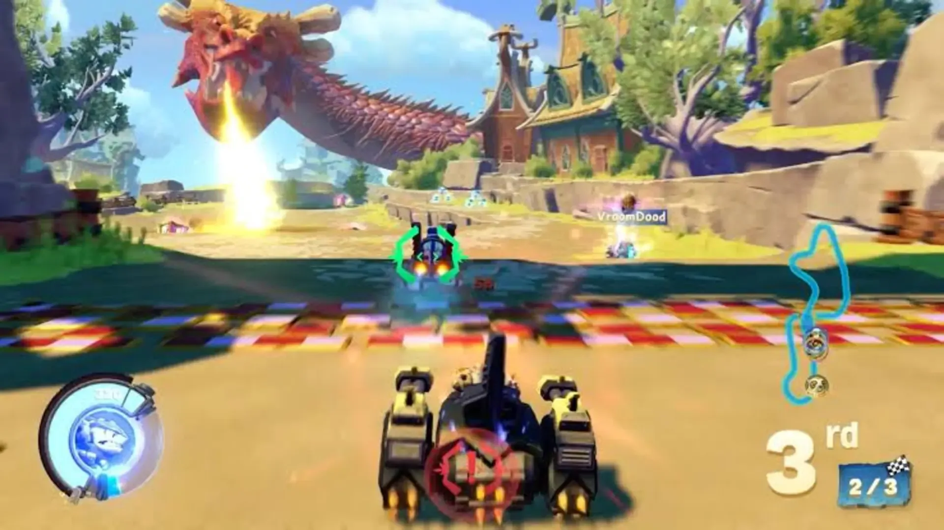Captura de pantalla - Skylanders: SuperChargers Racing