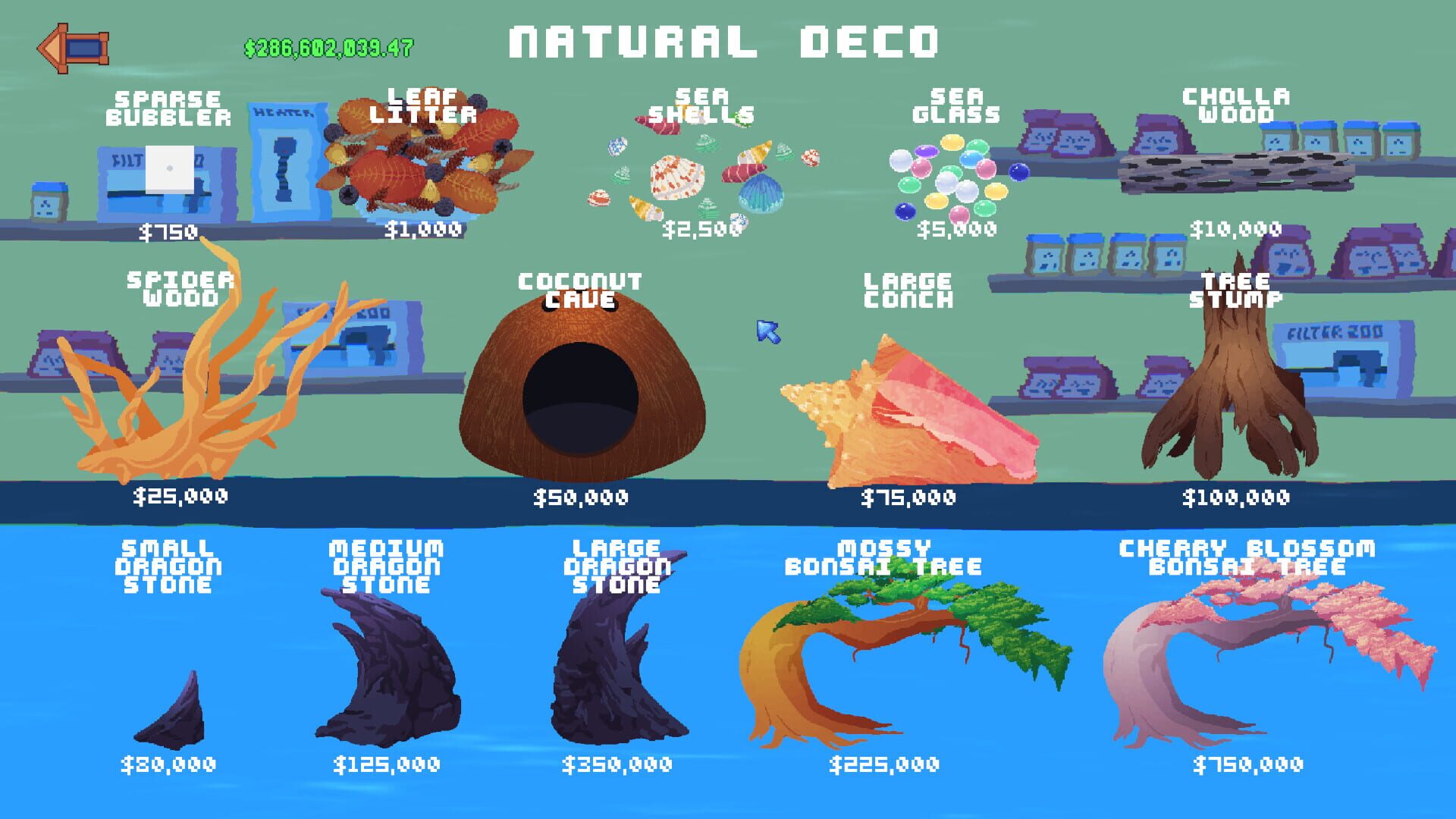 Fishlets: Natural Decor Pack - Screenshot