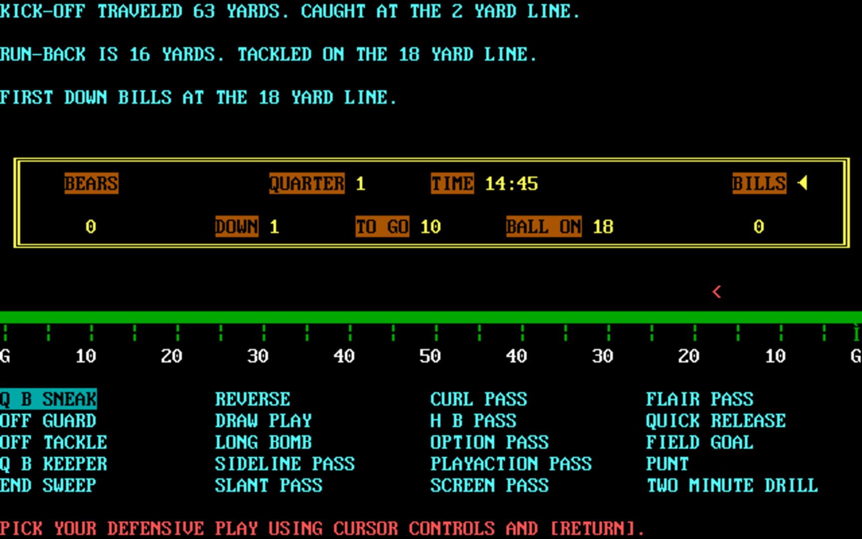 Armchair Quarterback - Screenshot