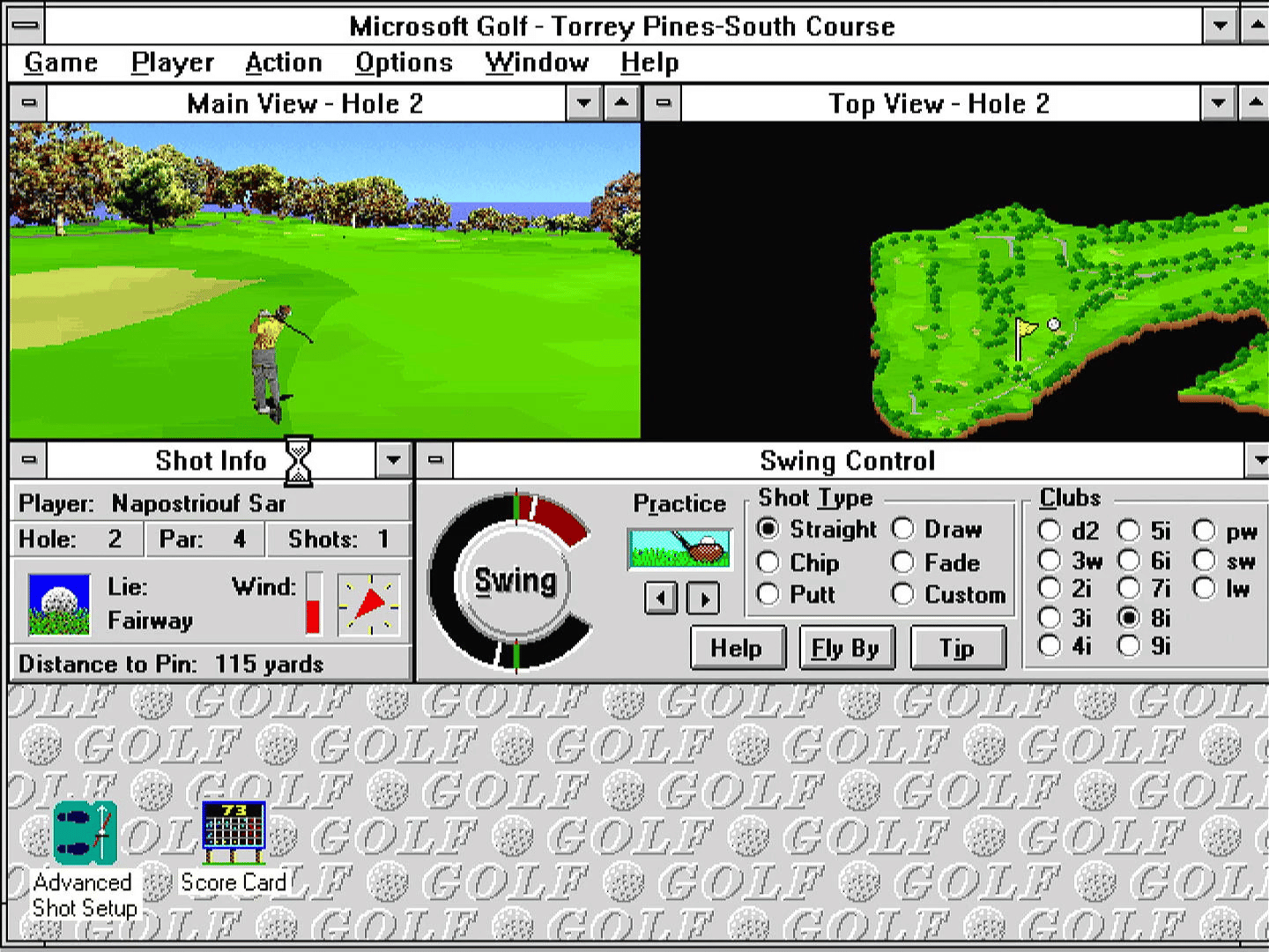 Microsoft Golf screenshot