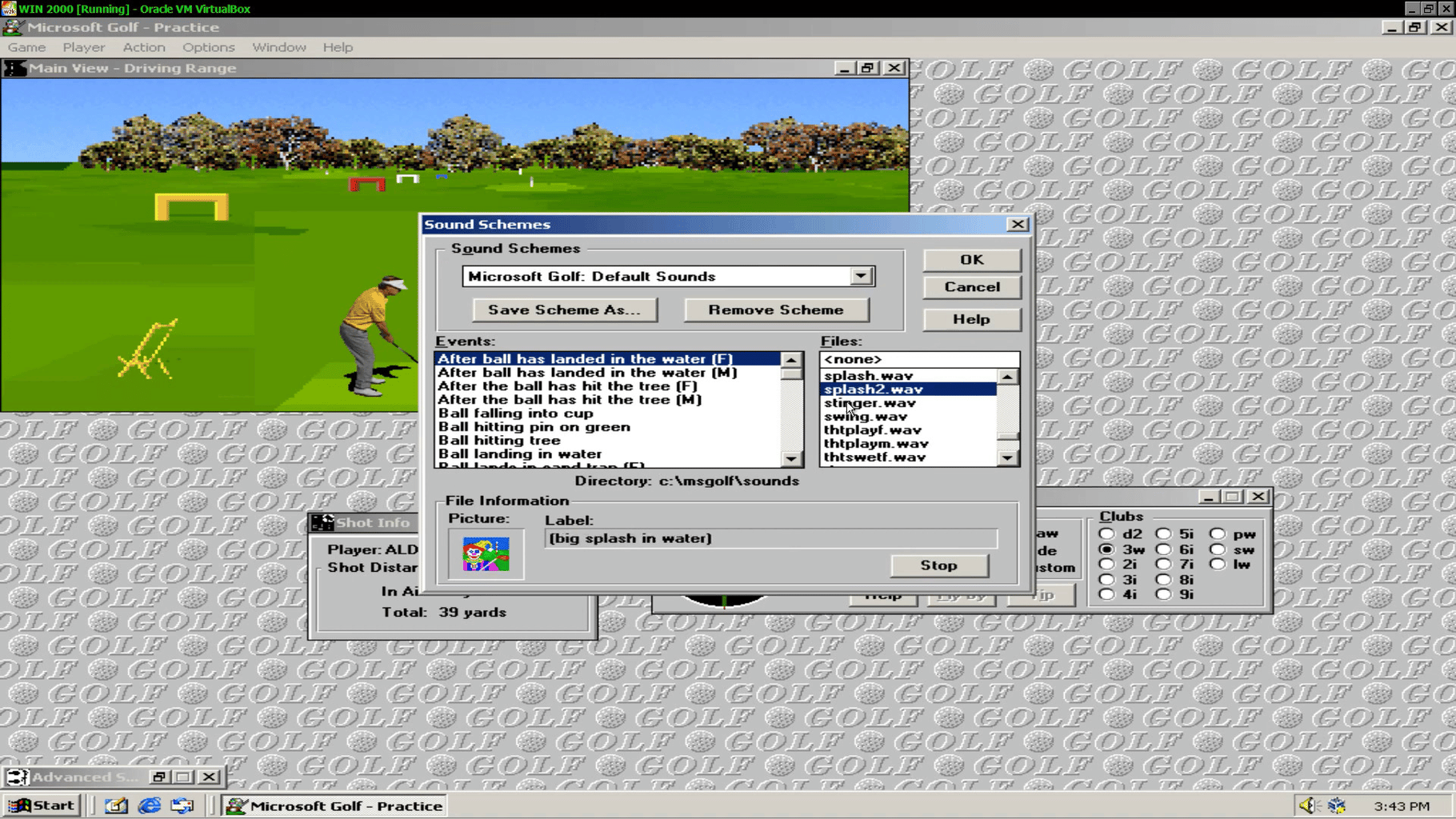 Microsoft Golf: Multimedia Edition screenshot