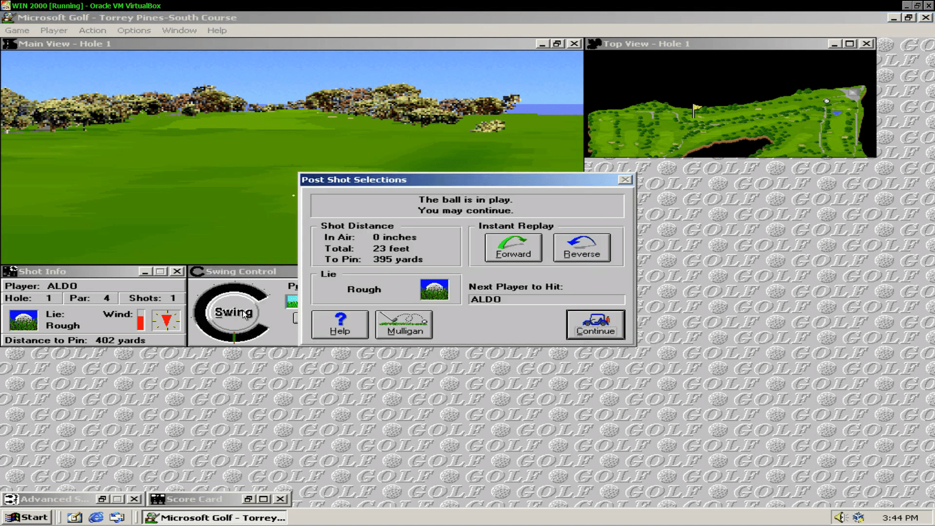 Microsoft Golf: Multimedia Edition screenshot