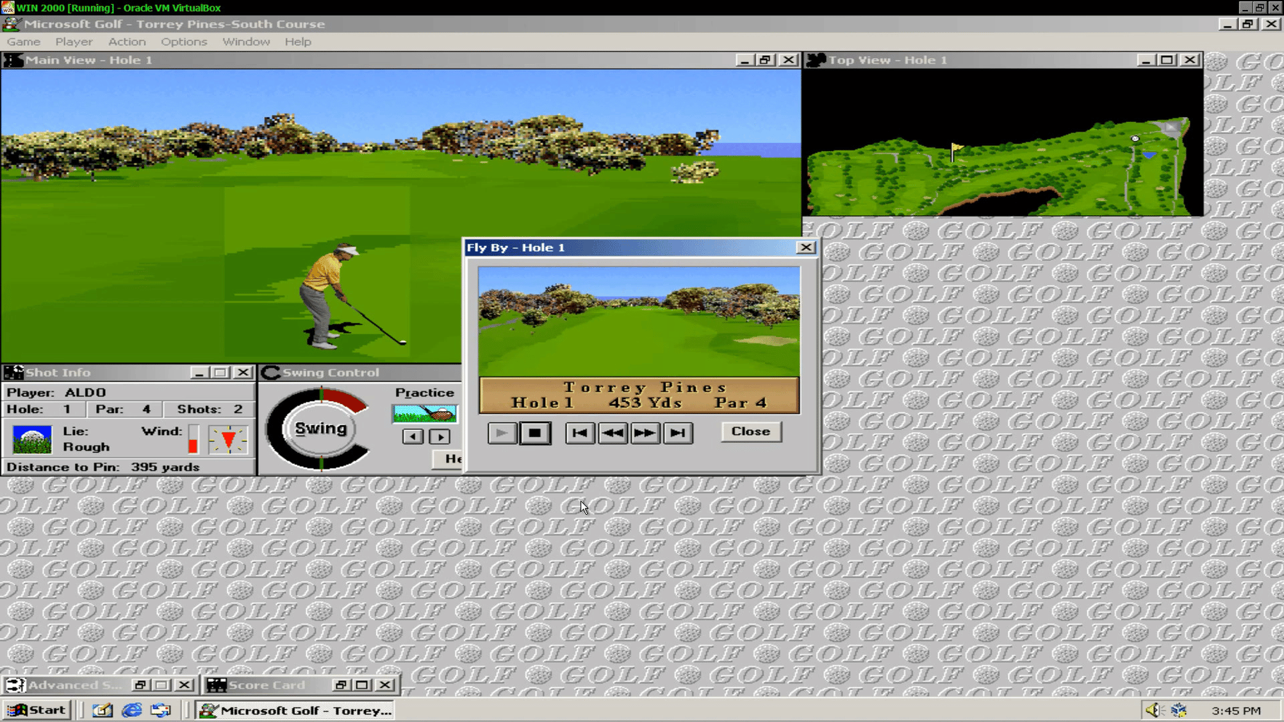 Microsoft Golf: Multimedia Edition screenshot