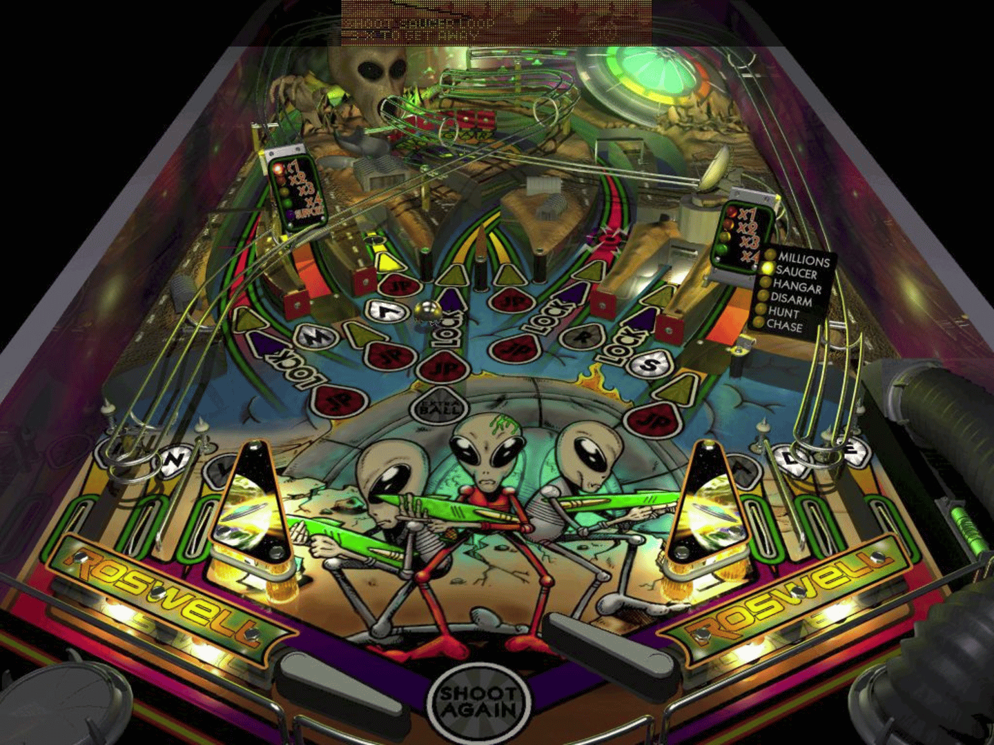 Roswell Pinball screenshot