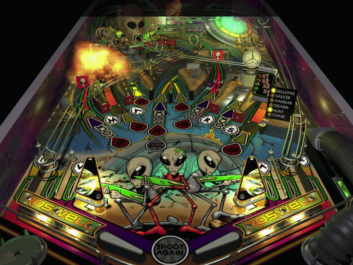 Roswell Pinball screenshot