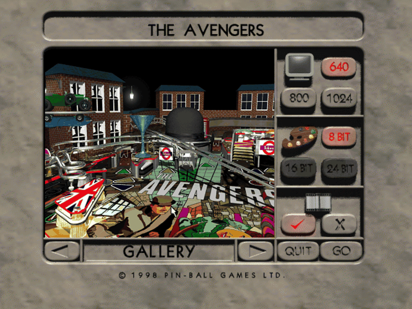 The Avengers Pinball screenshot