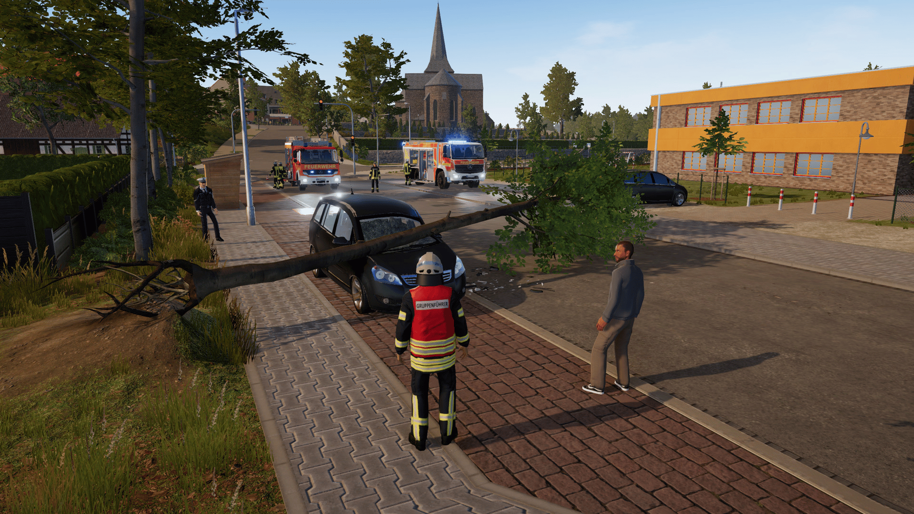 Emergency Call 112: The Fire Fighting Simulation 2 - Volunteer Firefighters screenshot