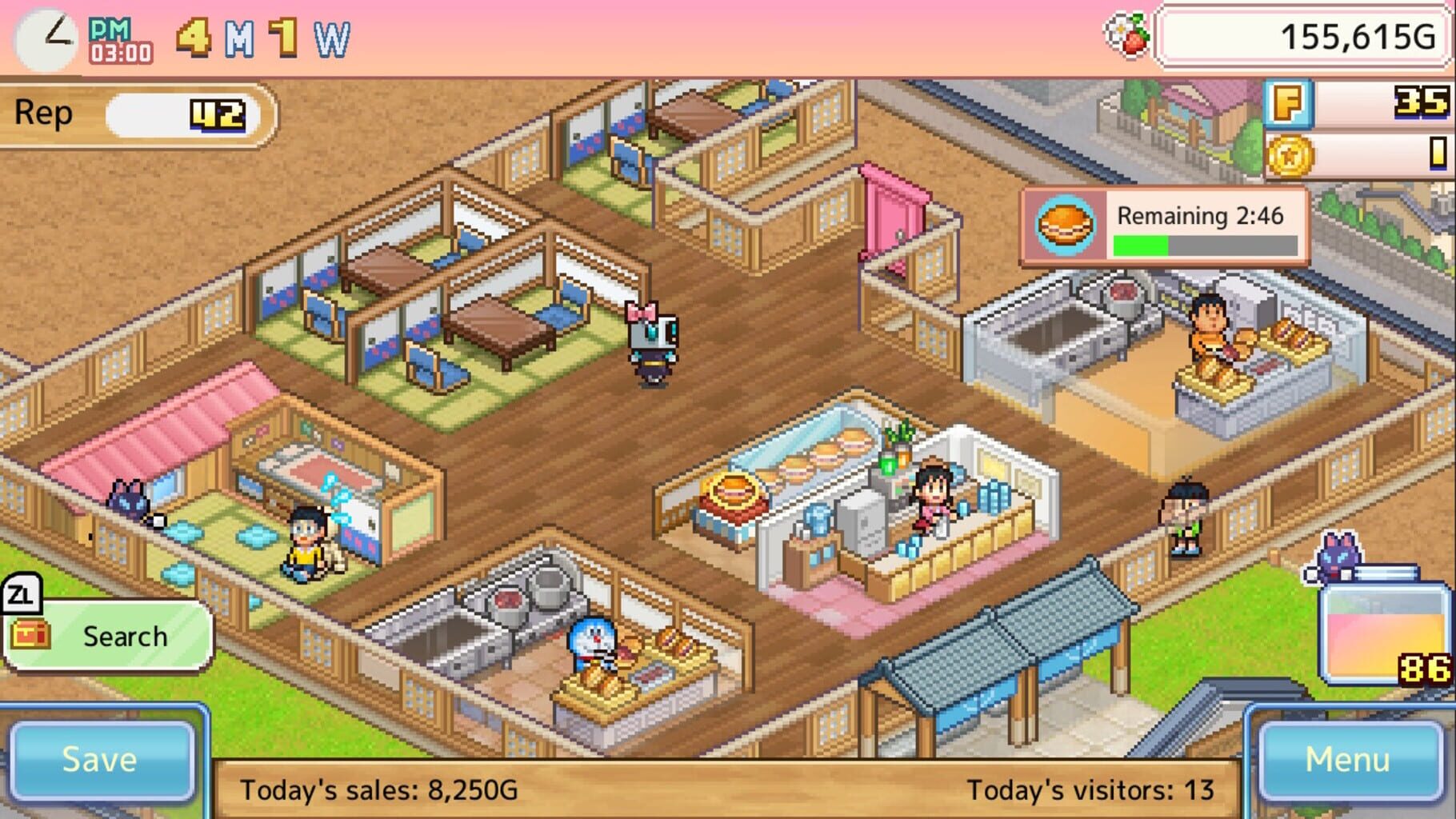 Doraemon's Dorayaki Shop Story screenshot