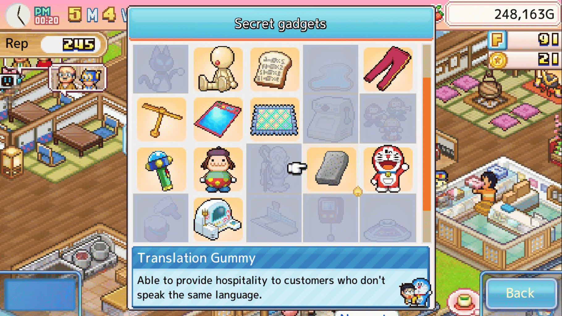 Doraemon's Dorayaki Shop Story screenshot