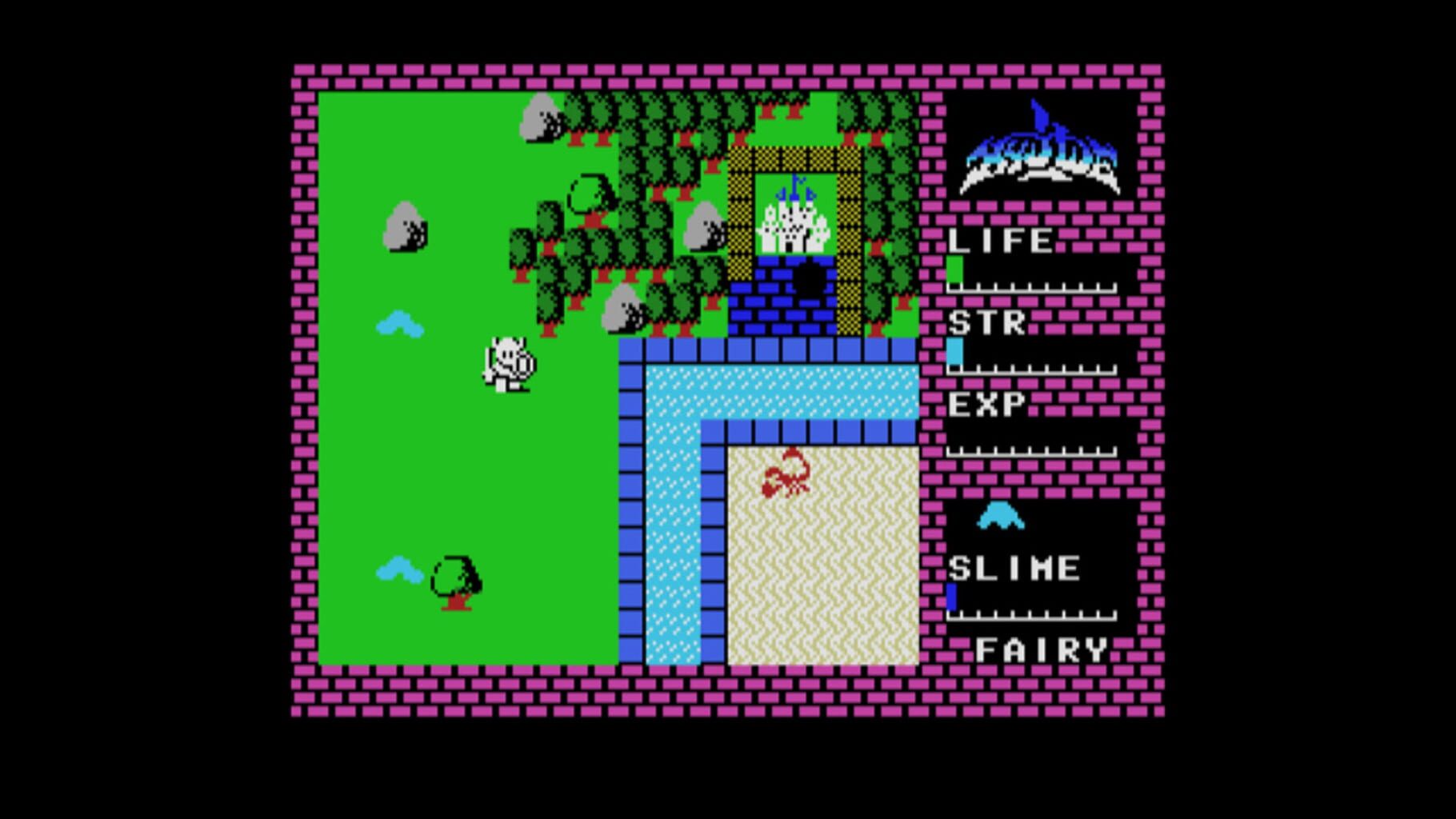 Eggconsole Hydlide MSX screenshot