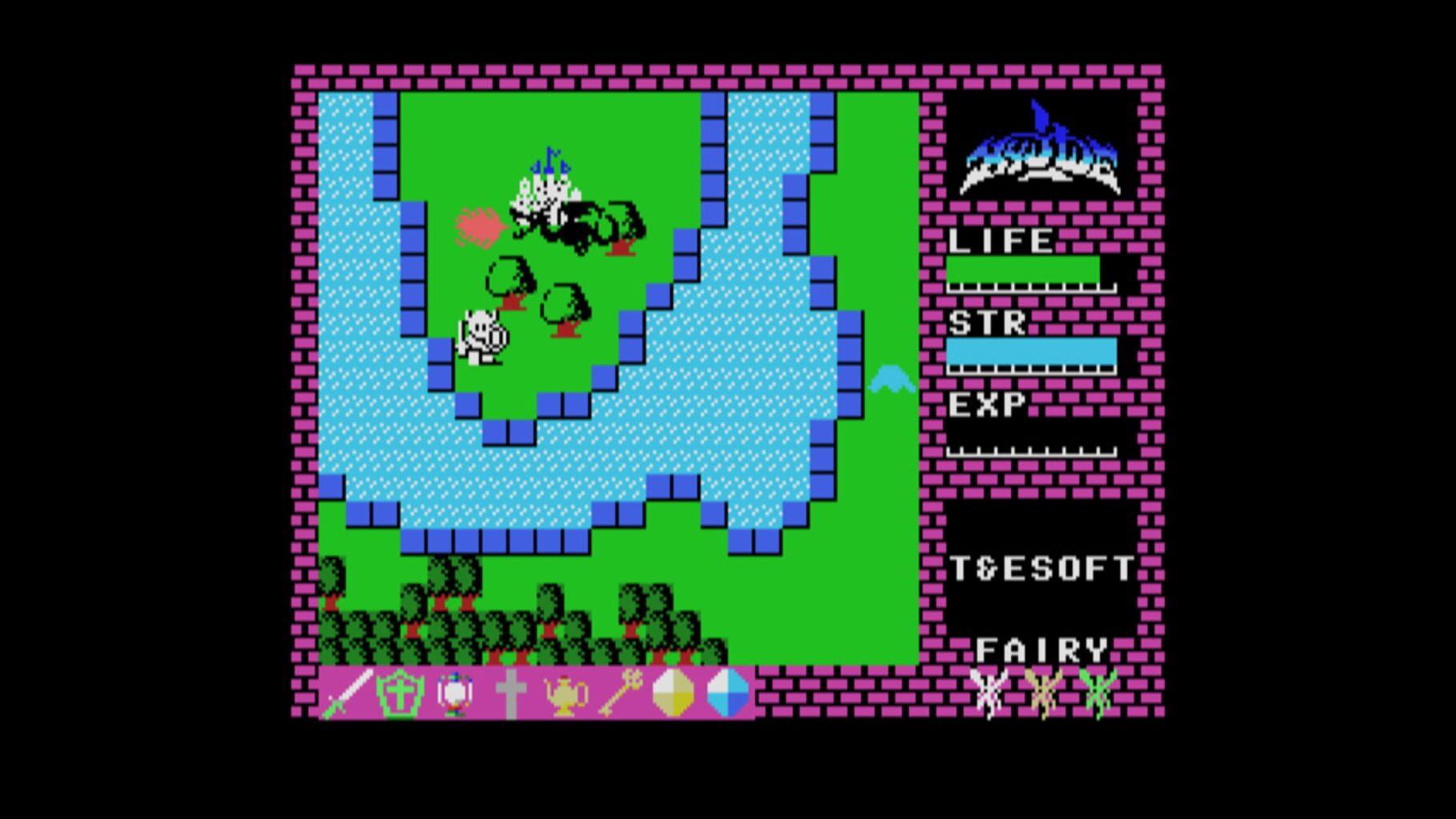 Eggconsole Hydlide MSX screenshot