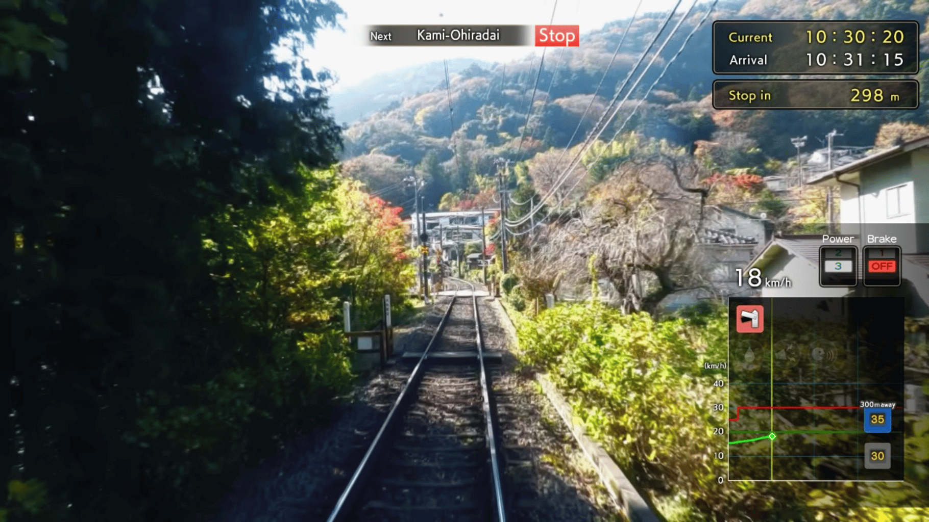 Japanese Rail Sim: Hakone Town of Natural Beauty and Hot Springs screenshot