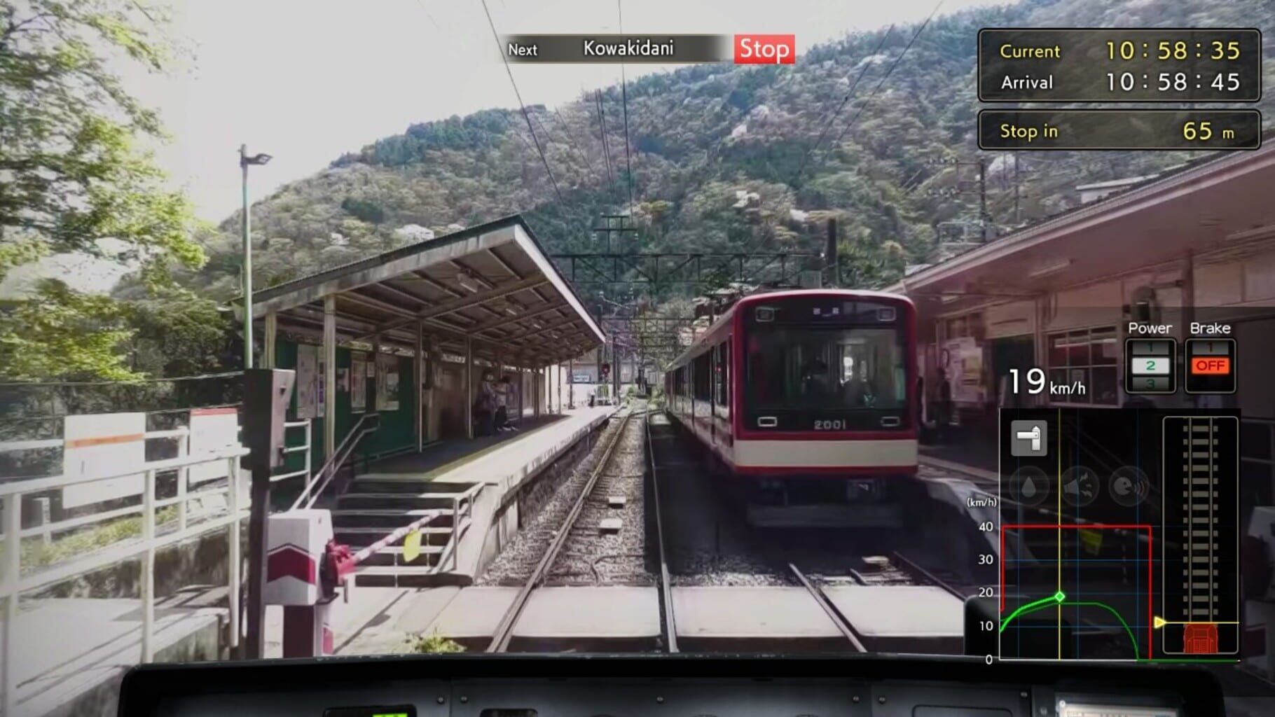 Japanese Rail Sim: Hakone Town of Natural Beauty and Hot Springs screenshot