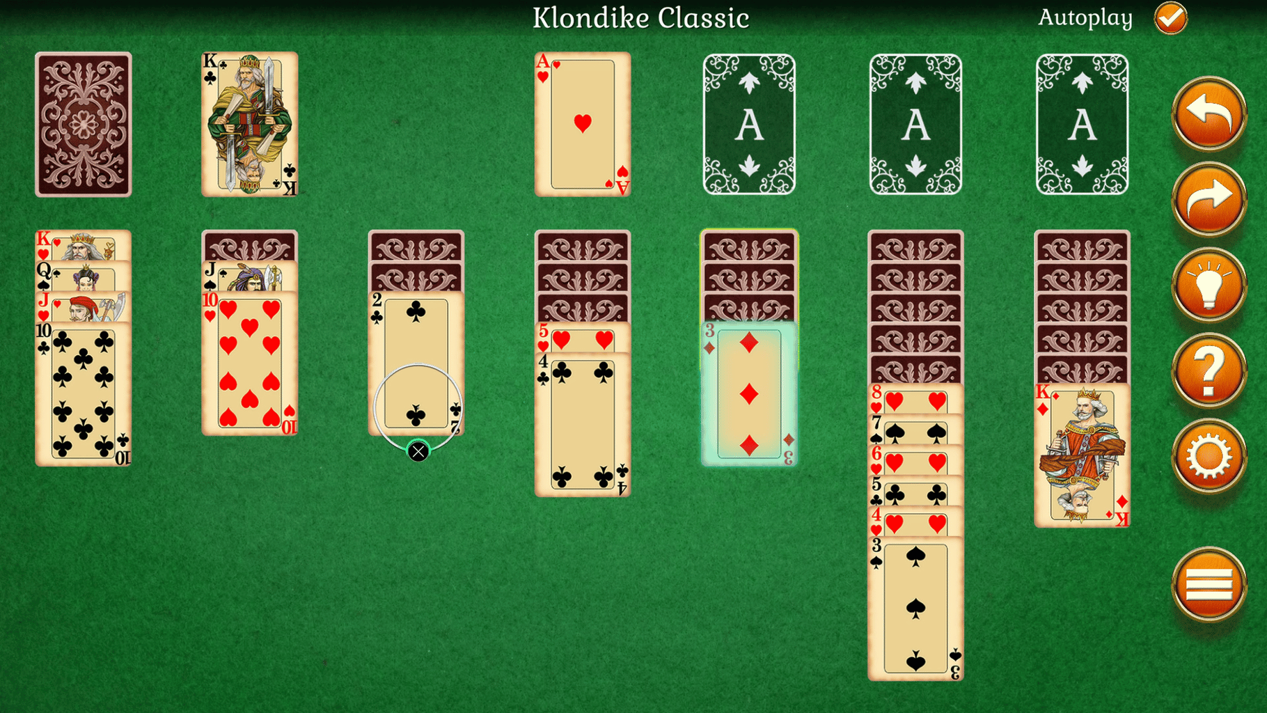 Perfect Klondike Solitaire: Collector's Edition screenshot