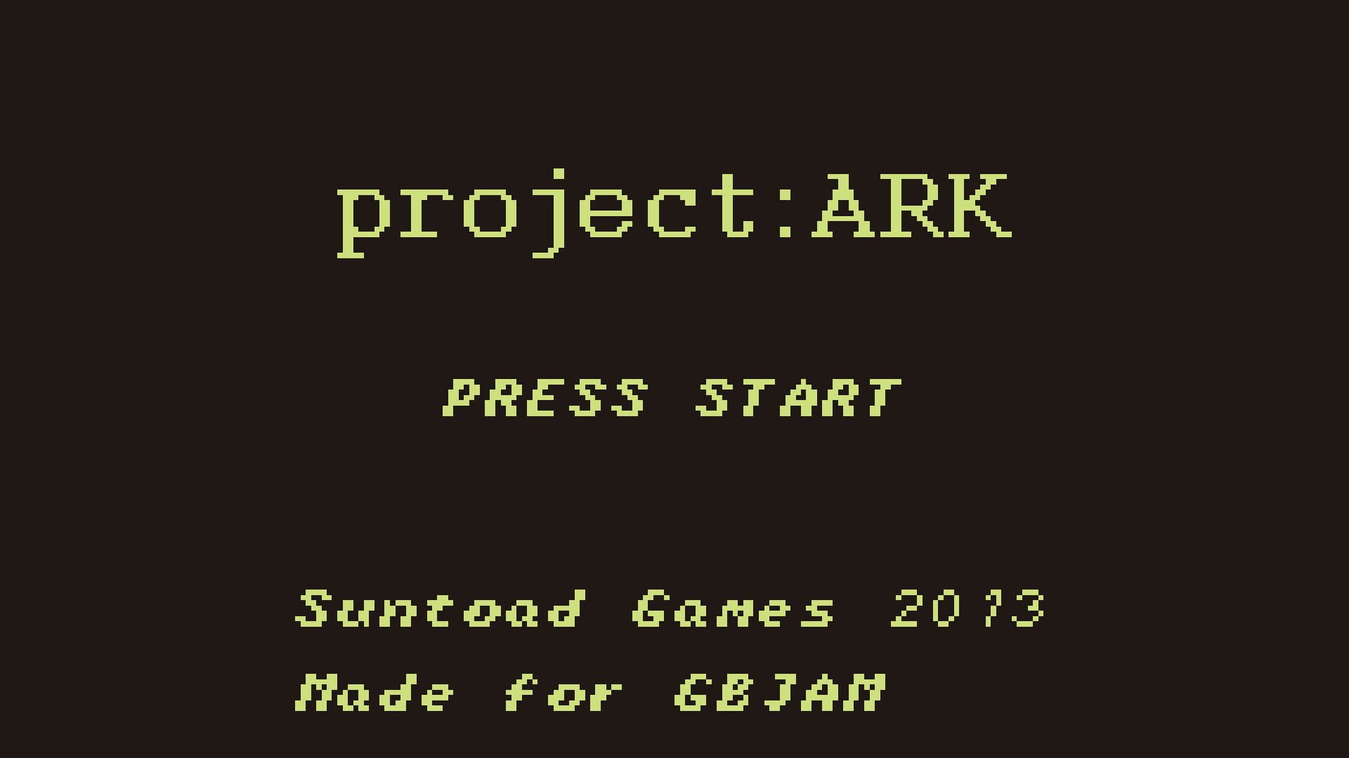 Project: ARK - Screenshot