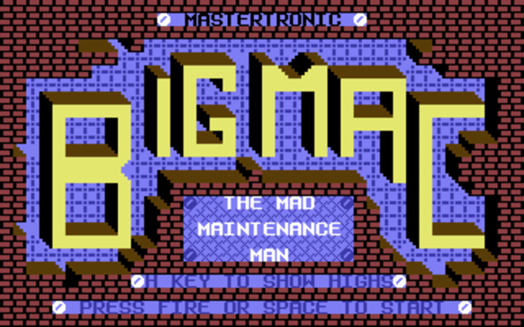 Big Mac: The Mad Maintenance Man screenshot