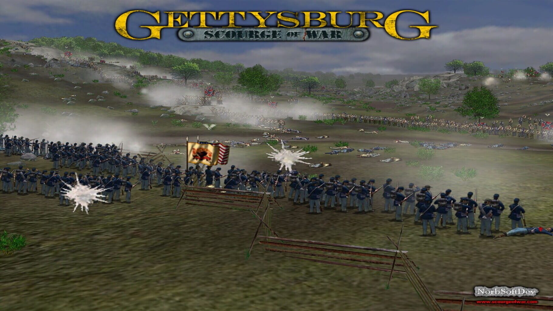 Captura de pantalla - Scourge of War: Gettysburg