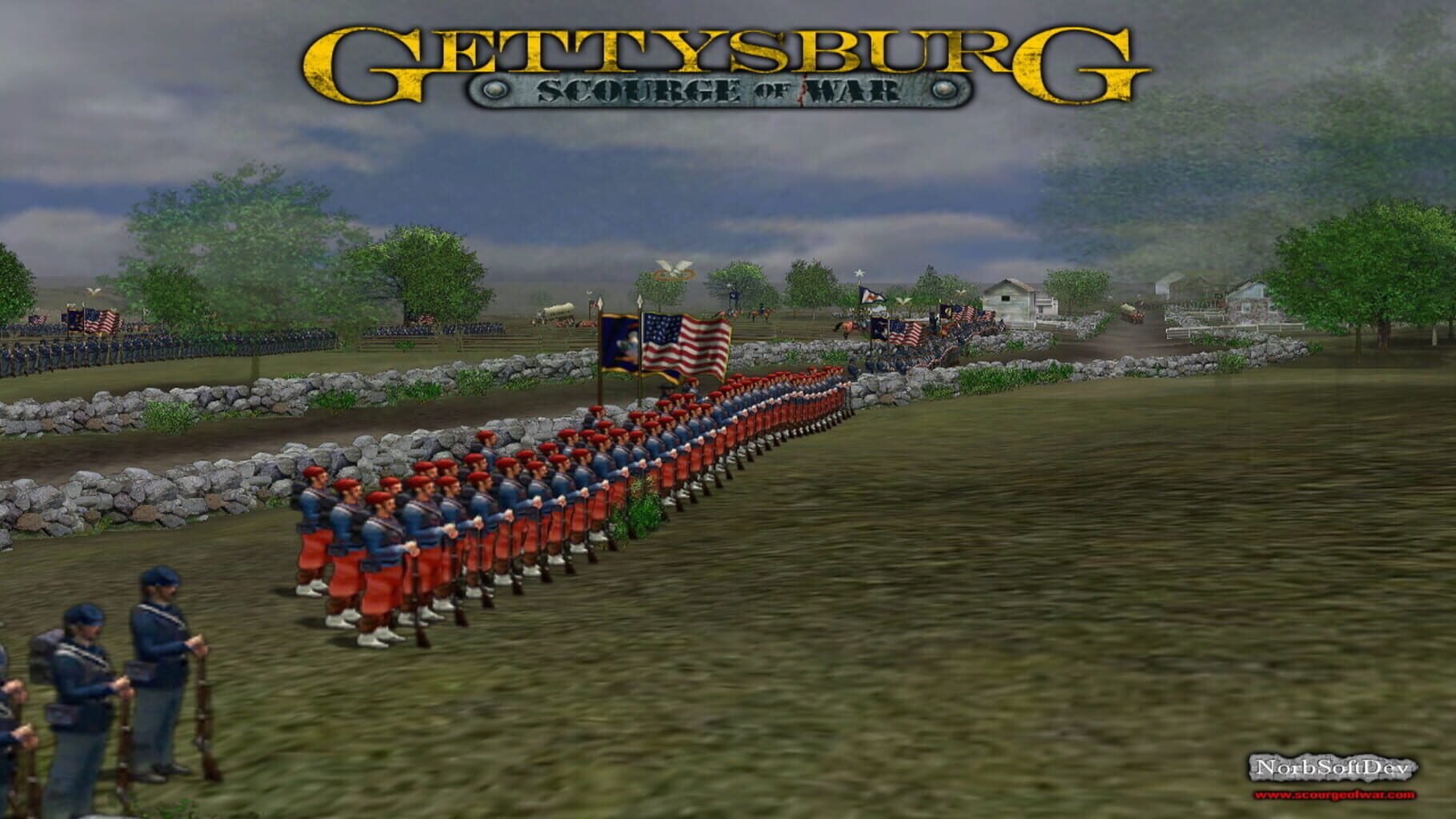 Captura de pantalla - Scourge of War: Gettysburg