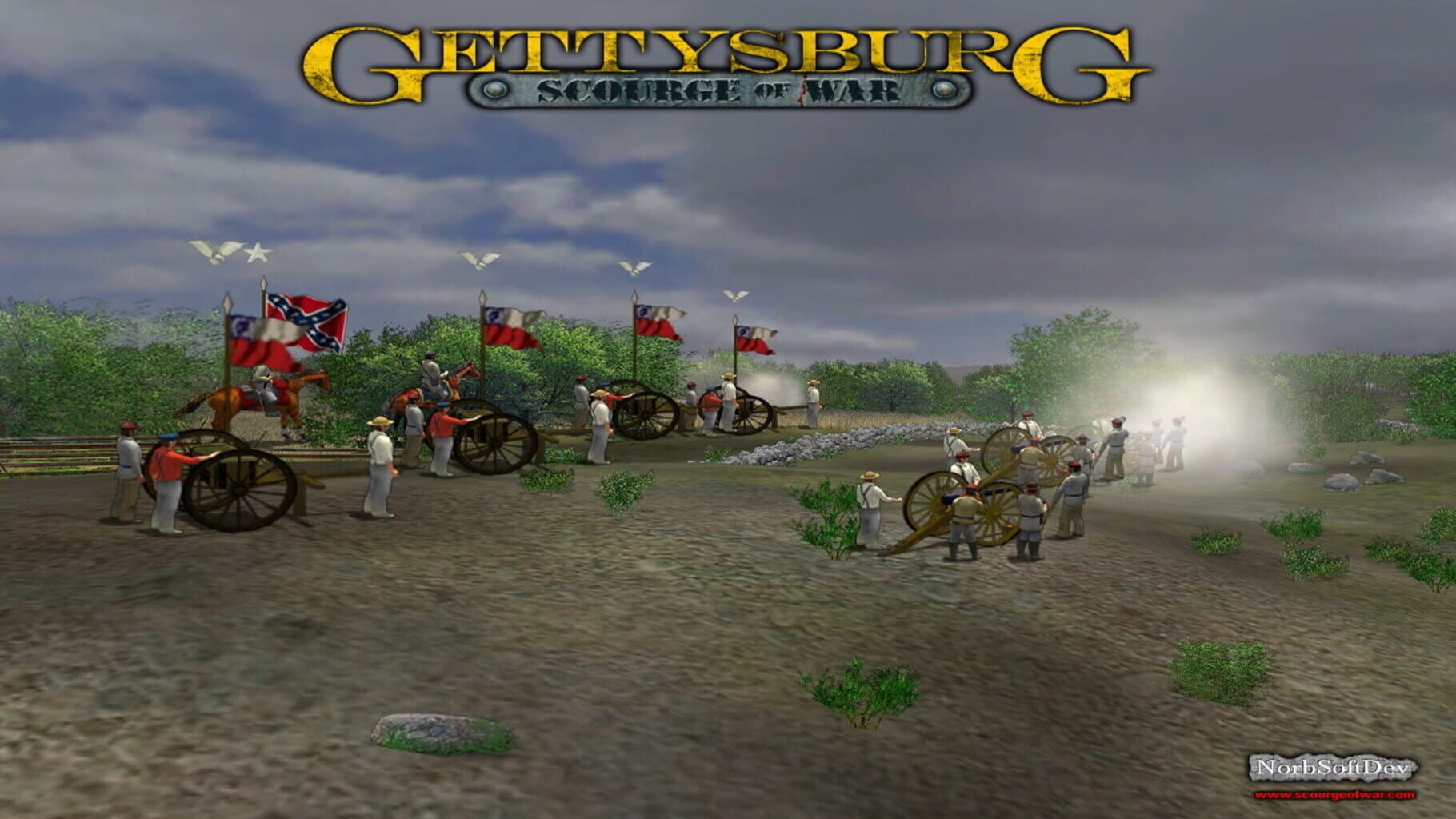 Captura de pantalla - Scourge of War: Gettysburg