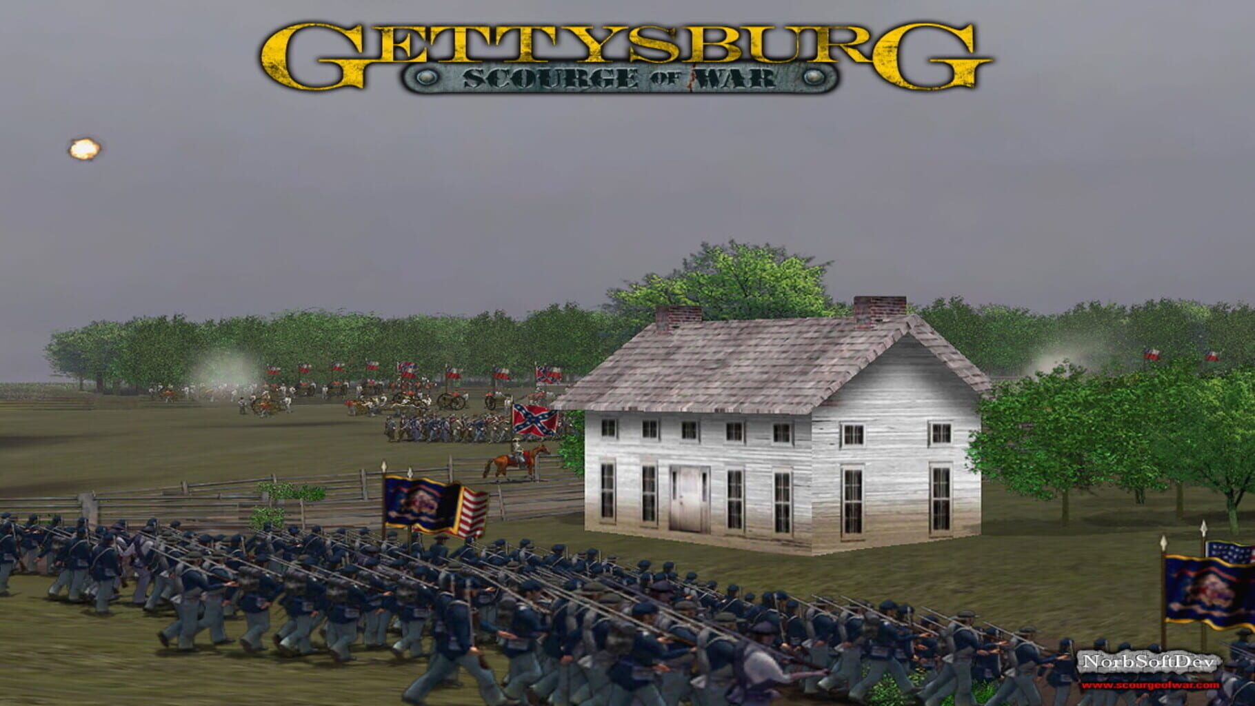 Captura de pantalla - Scourge of War: Gettysburg