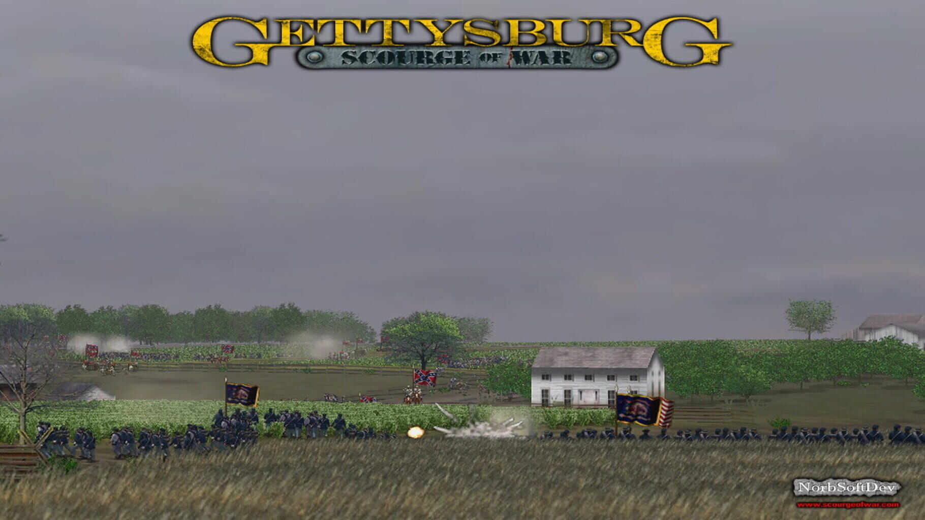 Captura de pantalla - Scourge of War: Gettysburg